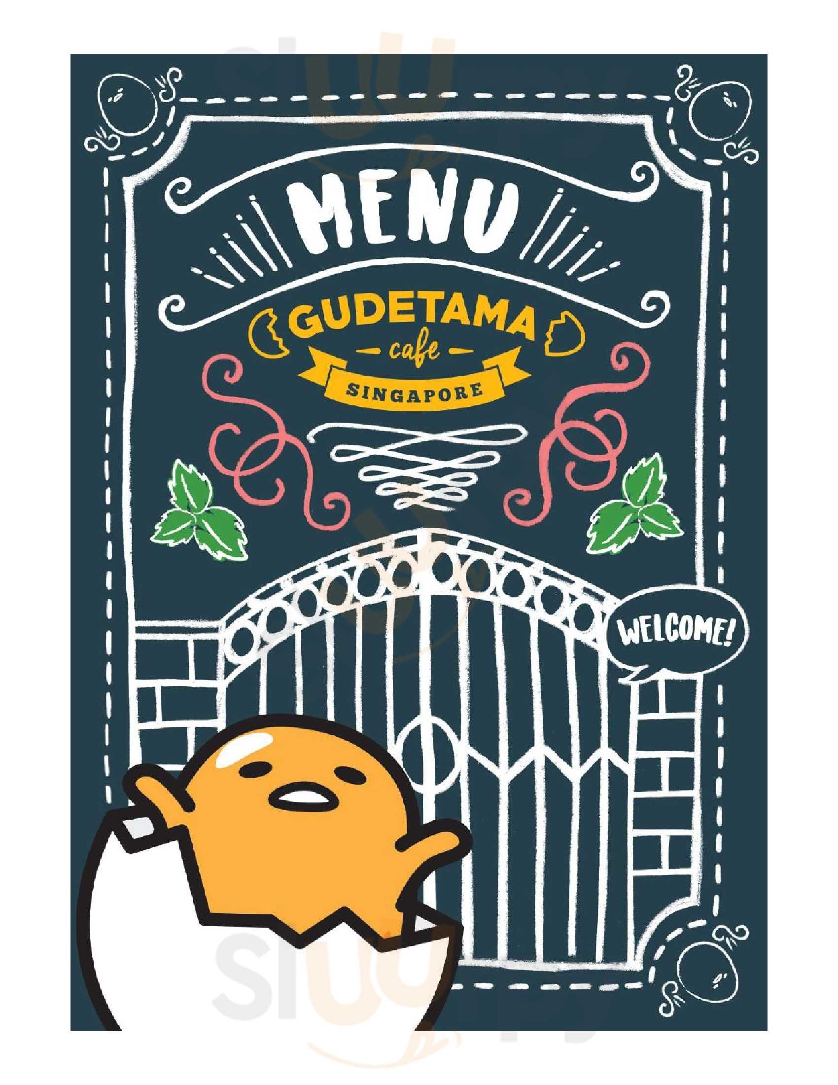 Gudetama Cafe Singapore Menu - 1