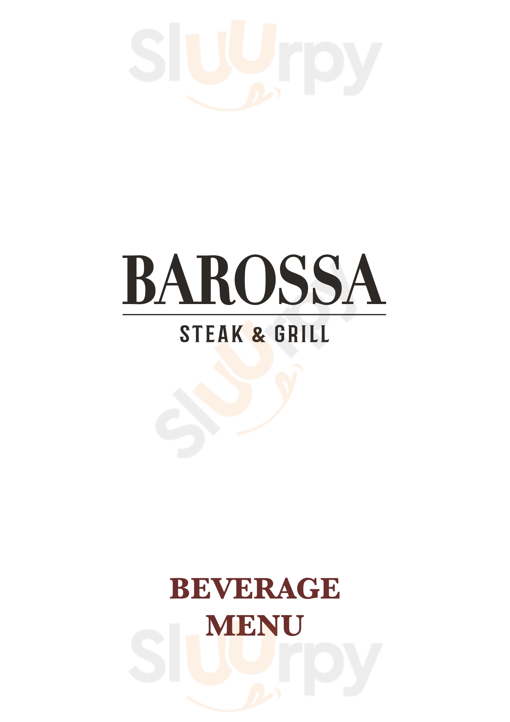 Barossa Bar & Grill Singapore Menu - 1