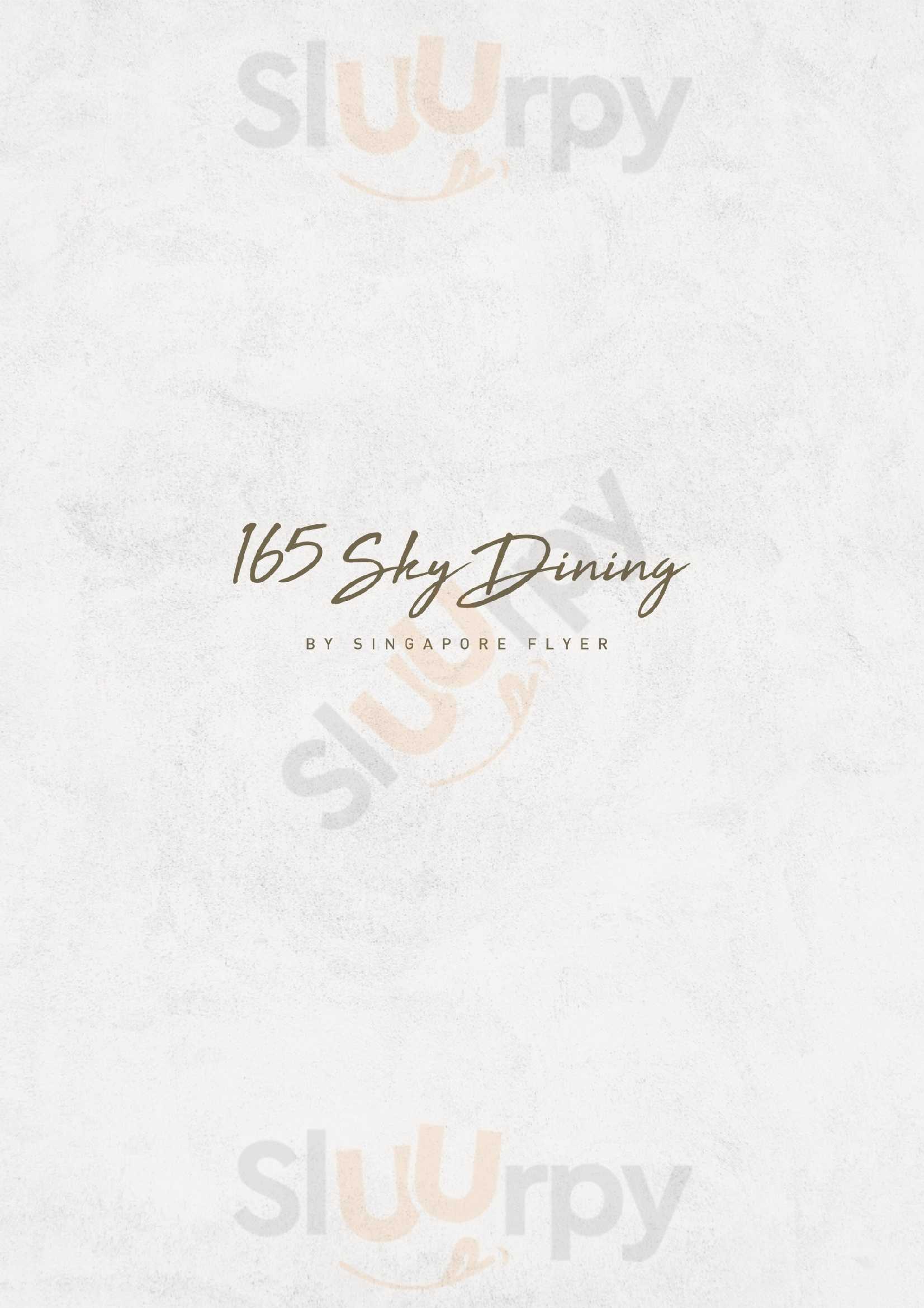165 Sky Dining By Singapore Flyer Singapore Menu - 1