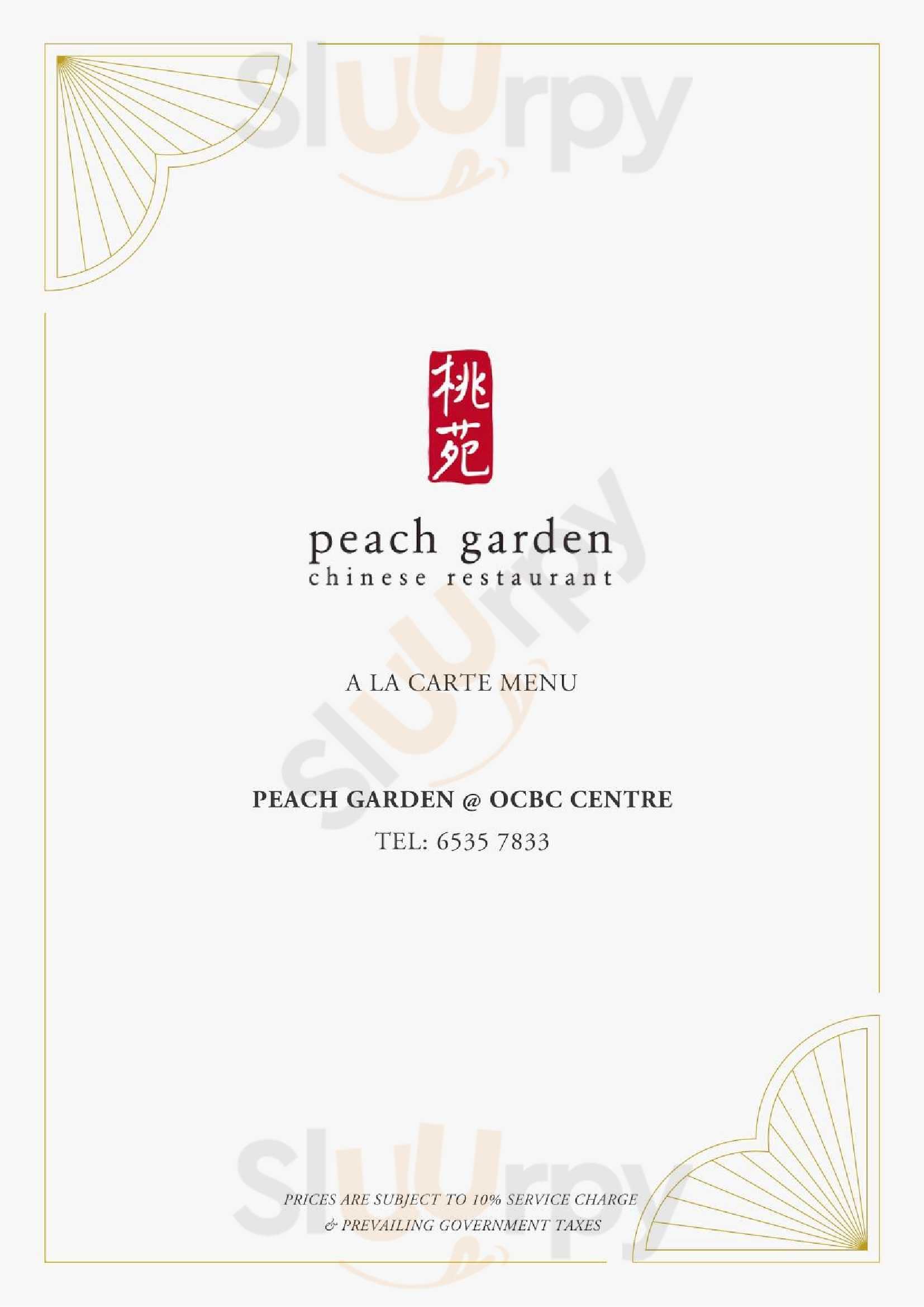 Peach Garden @ Ocbc Centre Singapore Menu - 1