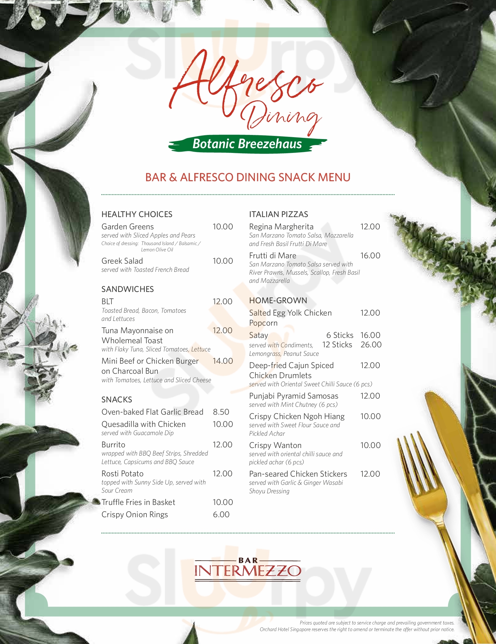 Main Menu - The Exciseman Wine & Whiskey Bar