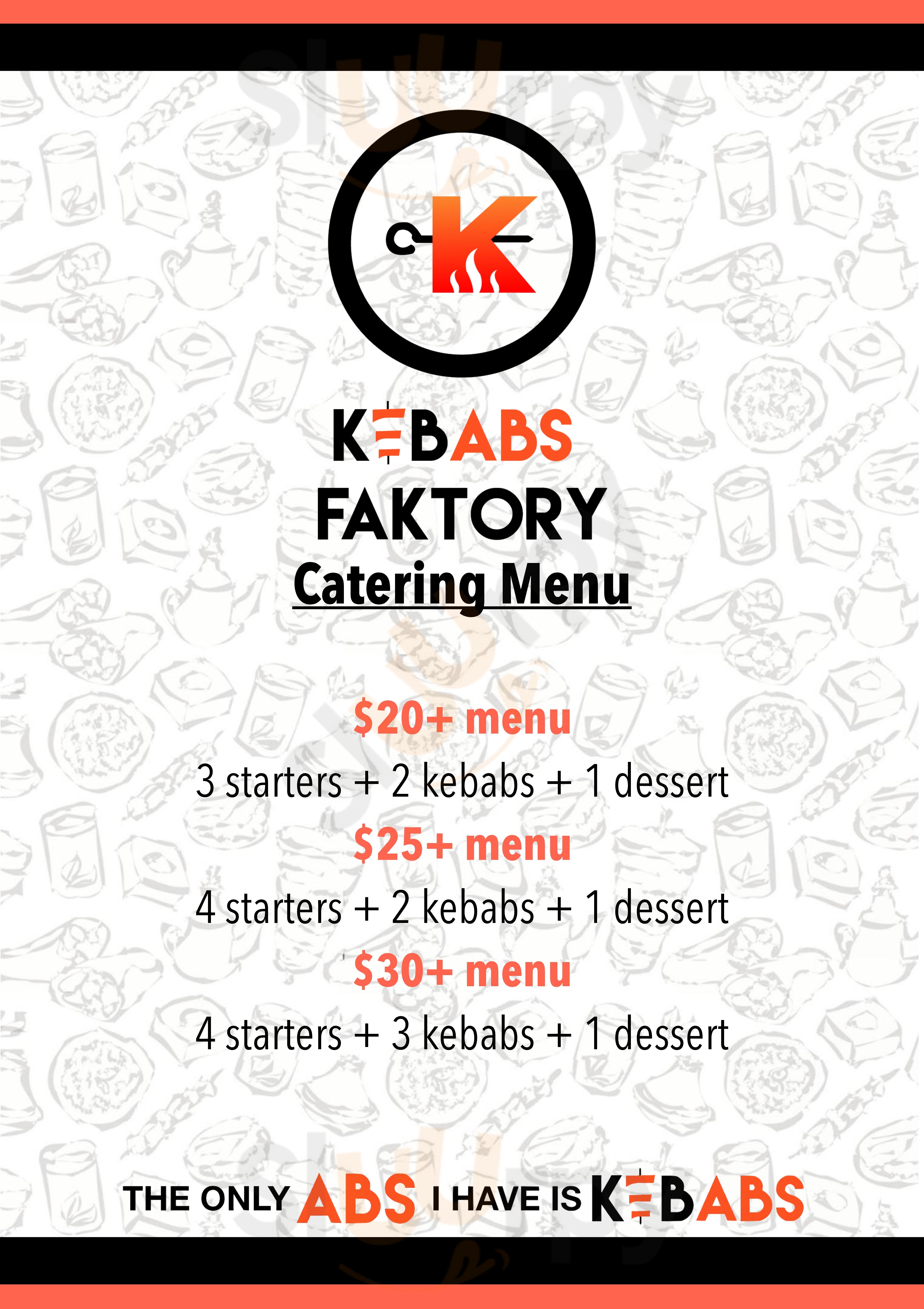 Kebabs Faktory Singapore Menu - 1