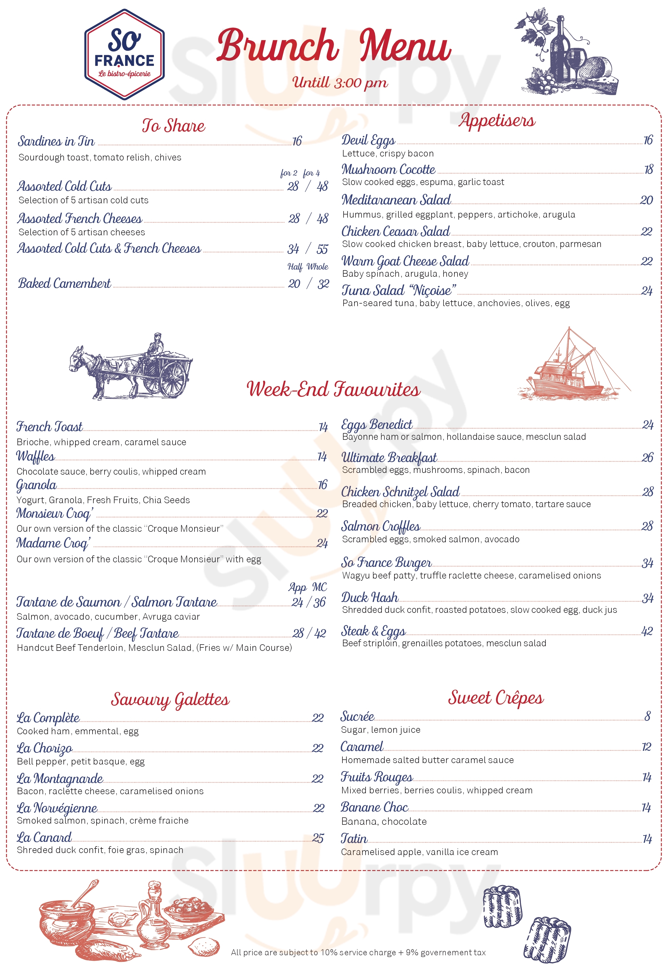 So France Duo Singapore Menu - 1