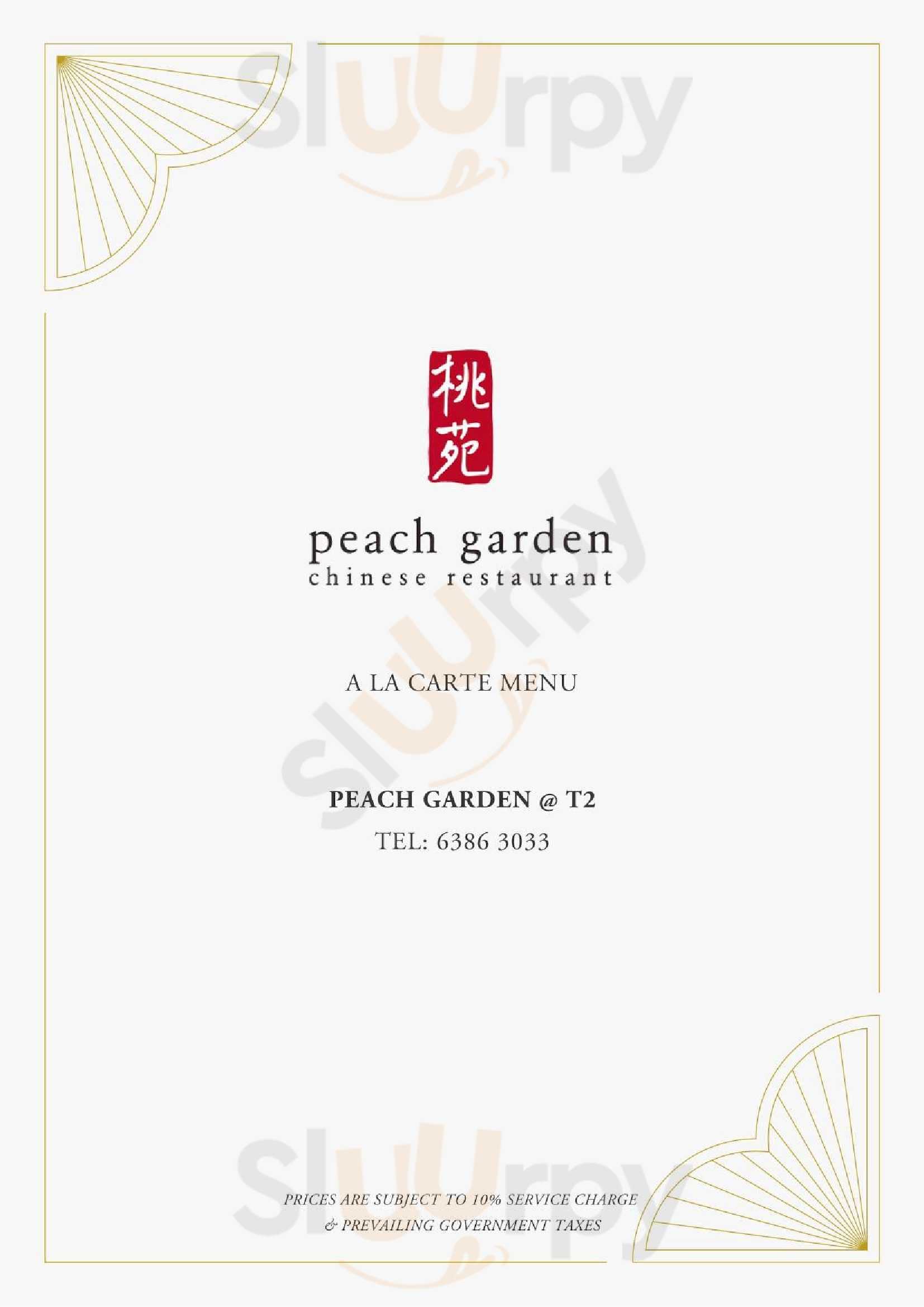 Peach Garden @ Changi Airport T2 Singapore Menu - 1