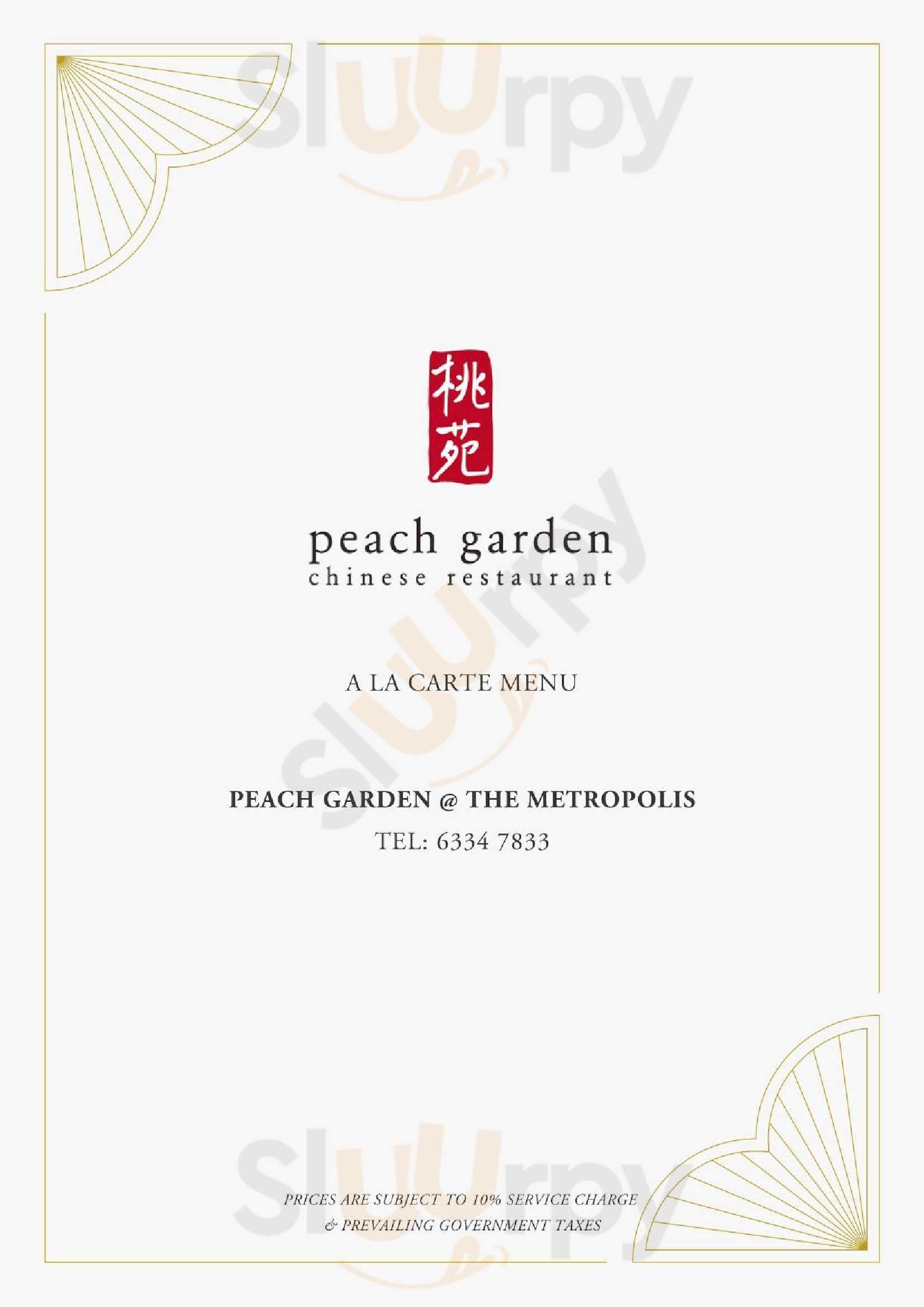 Peach Garden At The Metropolis Singapore Menu - 1