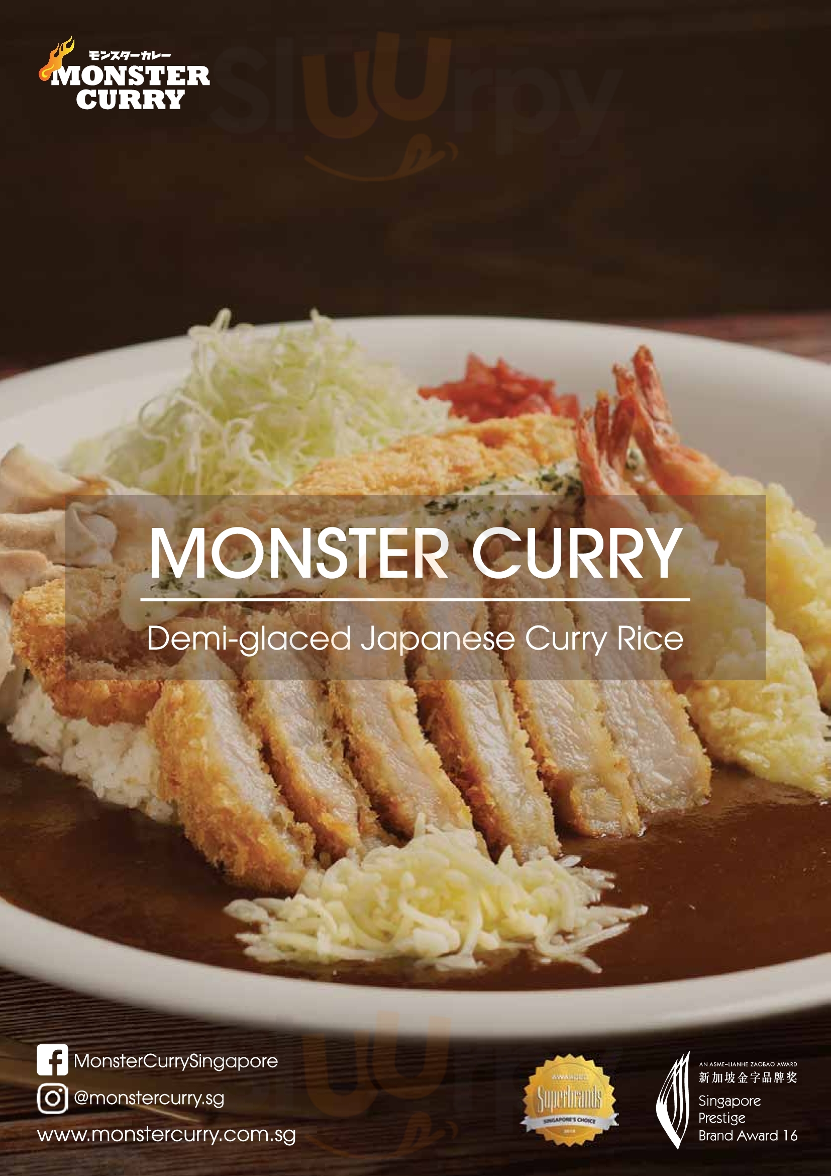 Monster Curry Singapore Menu - 1