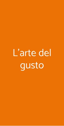 L'arte Del Gusto, San Benedetto Del Tronto