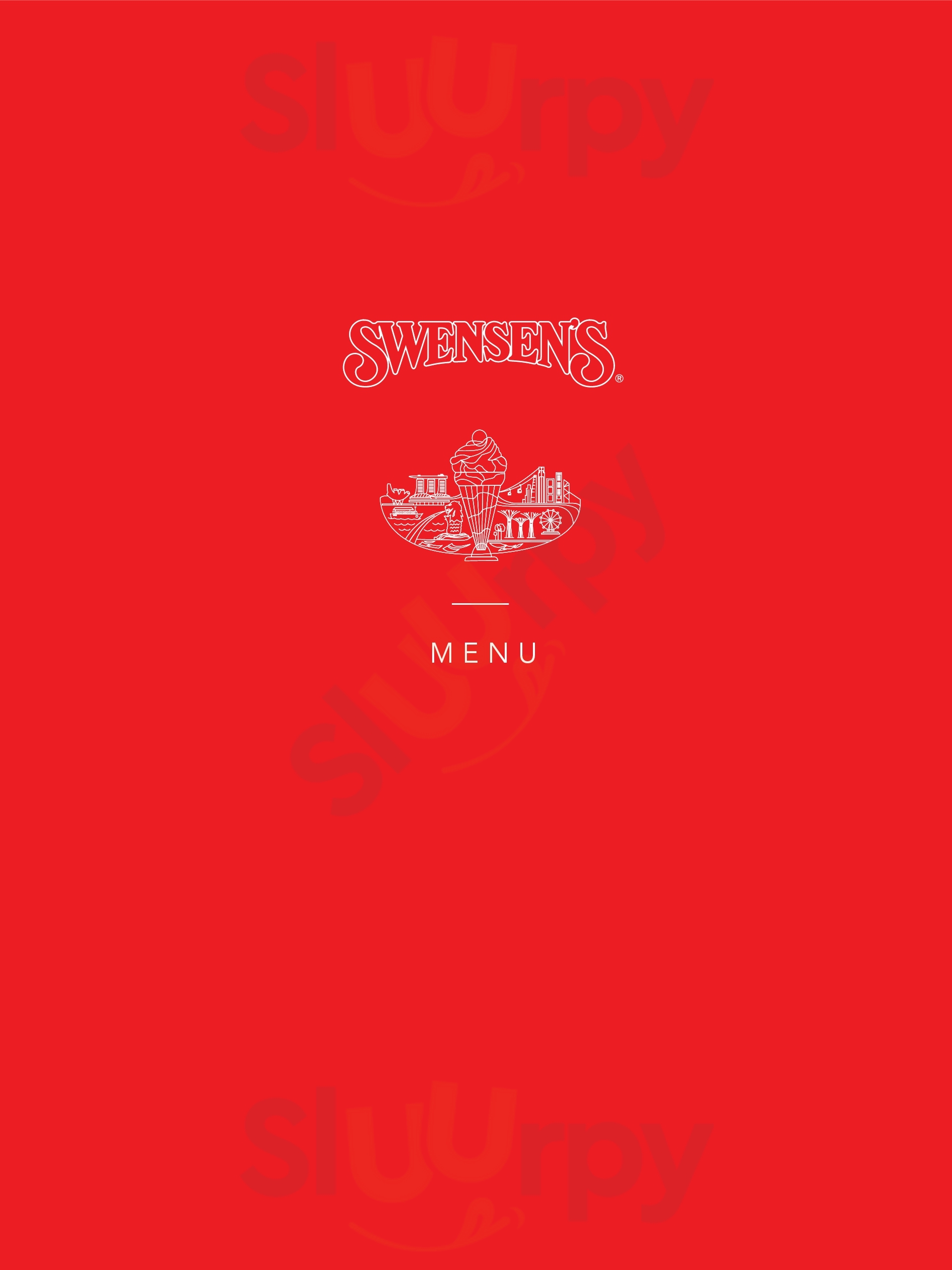 Swensen's Singapore Menu - 1