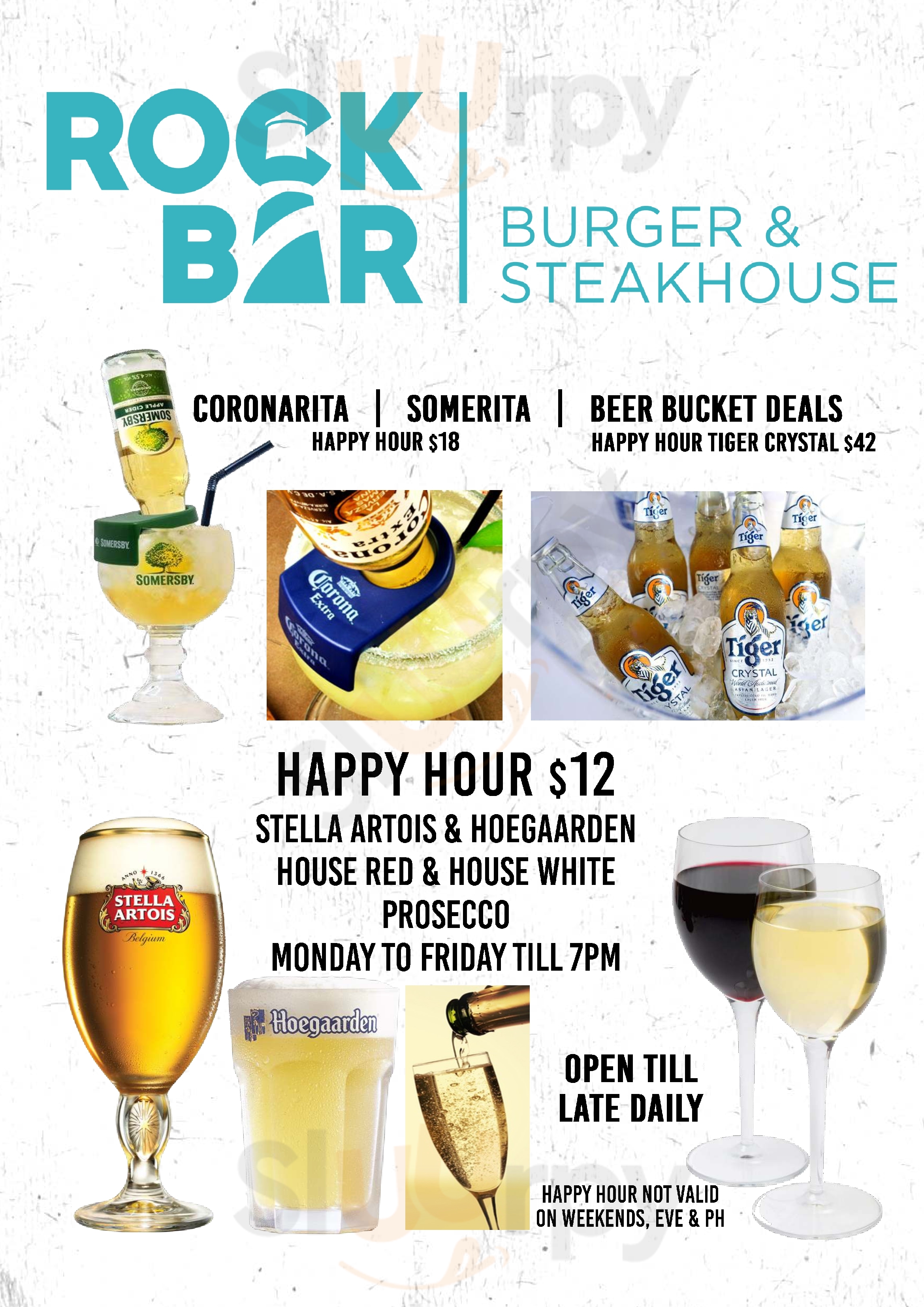 Main Menu - Rock Bar Burger & Steakhouse