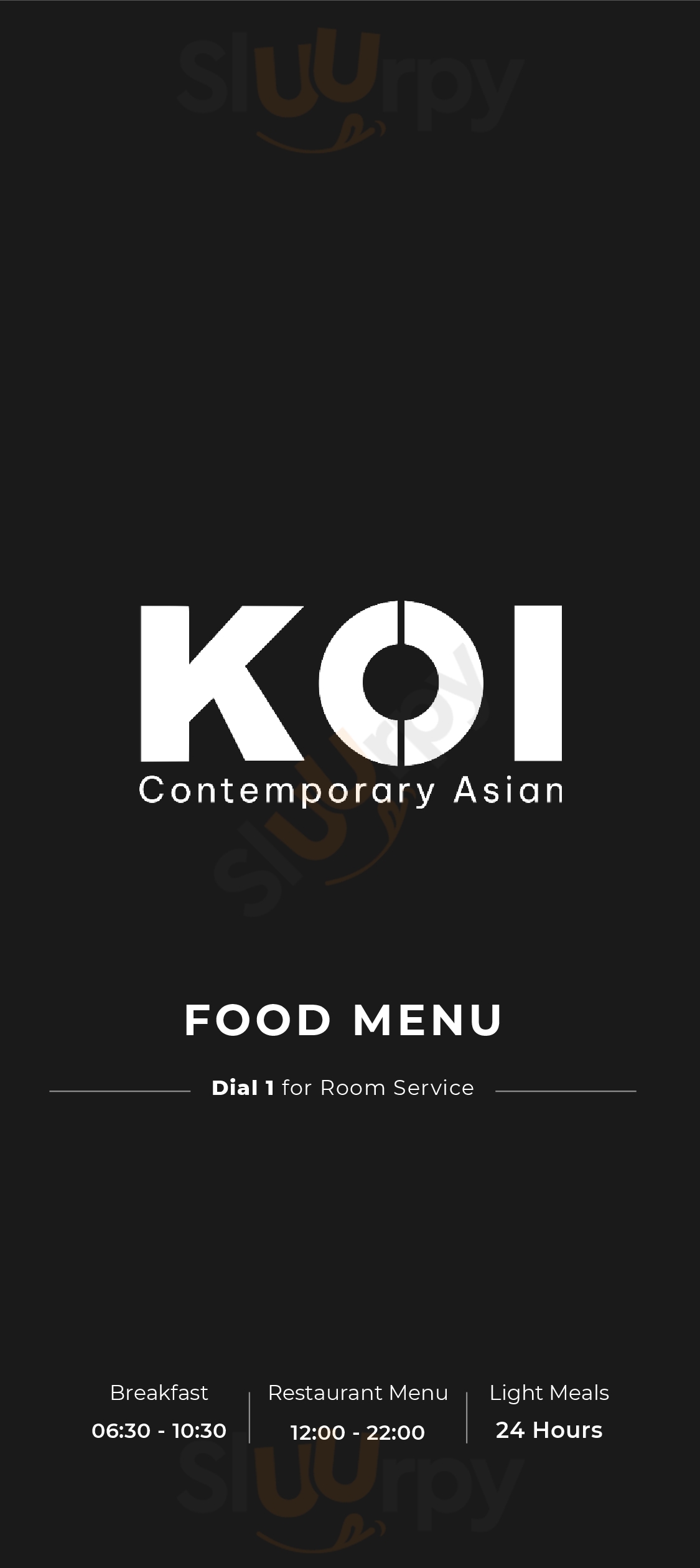 Koi Sandton Menu - 1
