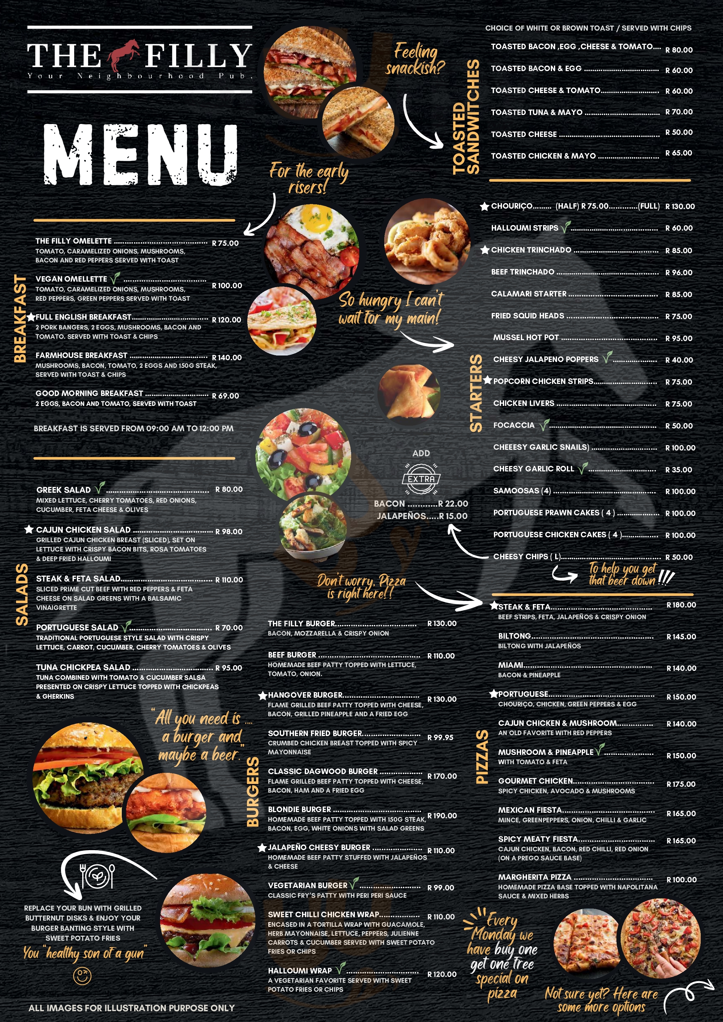 Keg & Filly Sandton Menu - 1