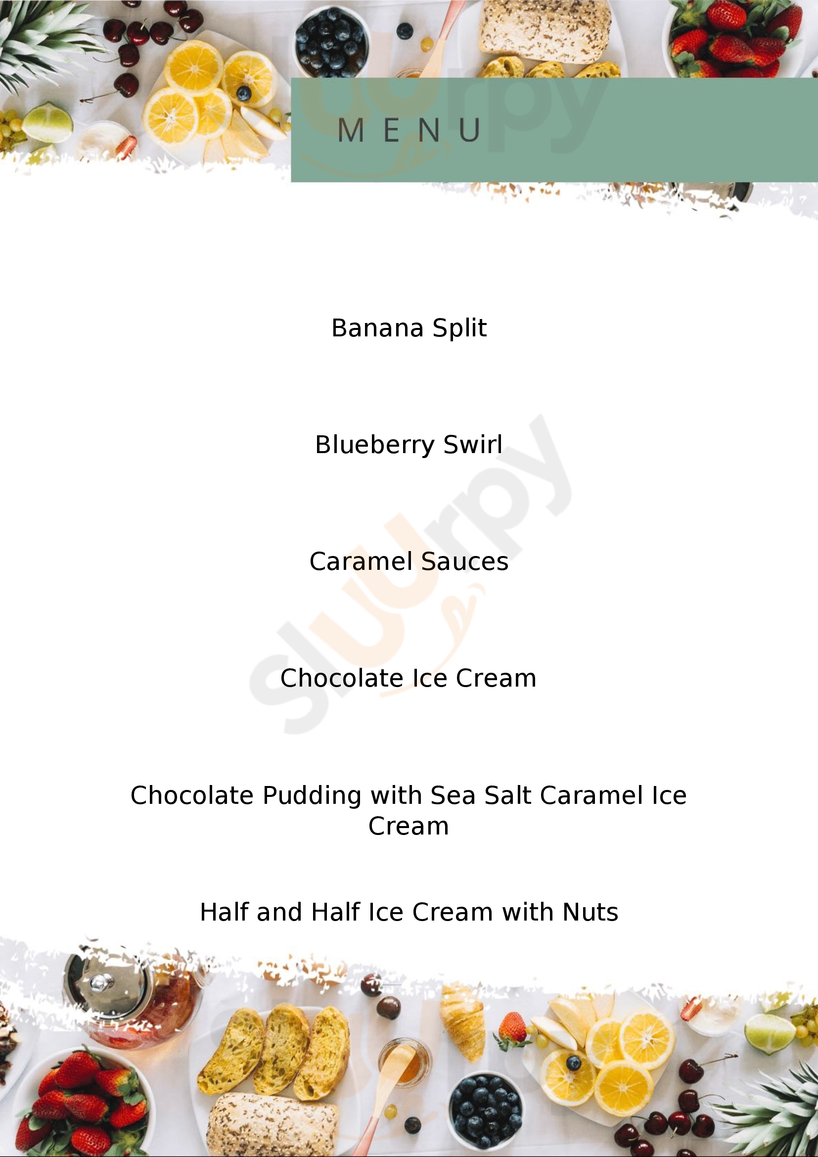 The Creamery Cafe Mouille Point Cape Town Central Menu - 1