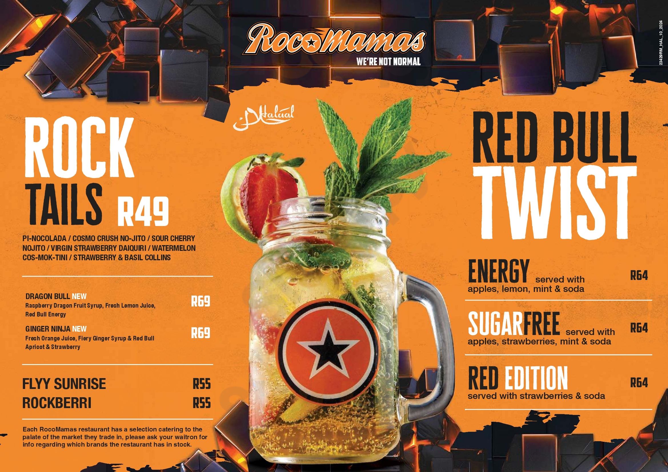 Rocomamas The Colony Johannesburg Menu - 1