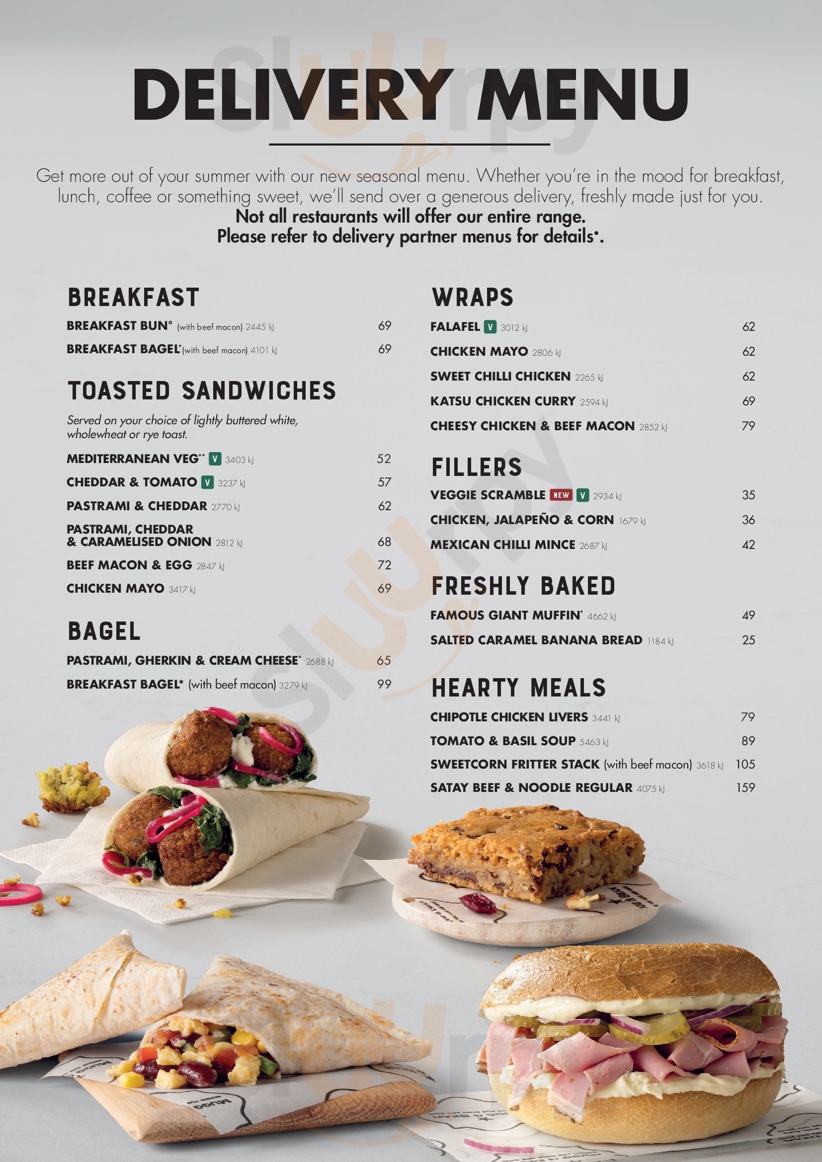 Mugg & Bean Johannesburg Menu - 1