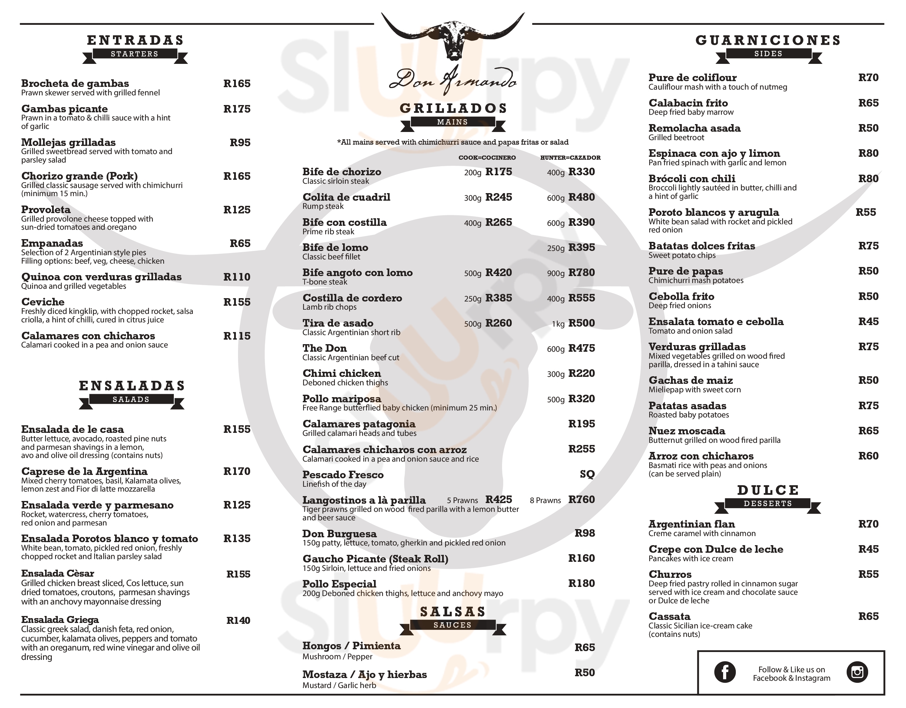 Toni Bryanston Menu - 1