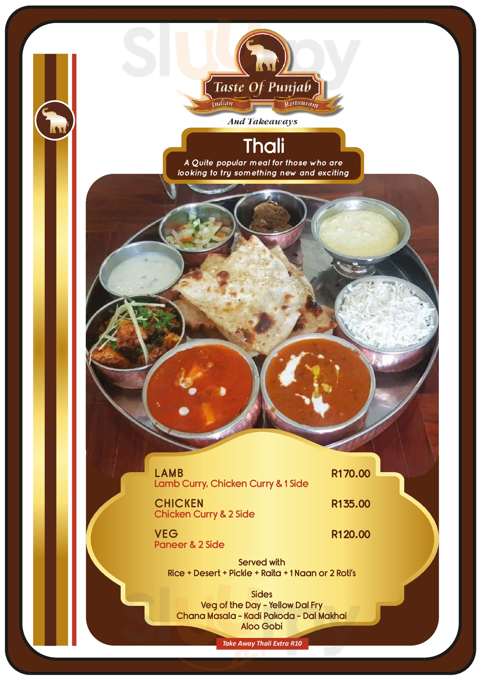 Taste Of Punjab - Edenvale Johannesburg Menu - 1