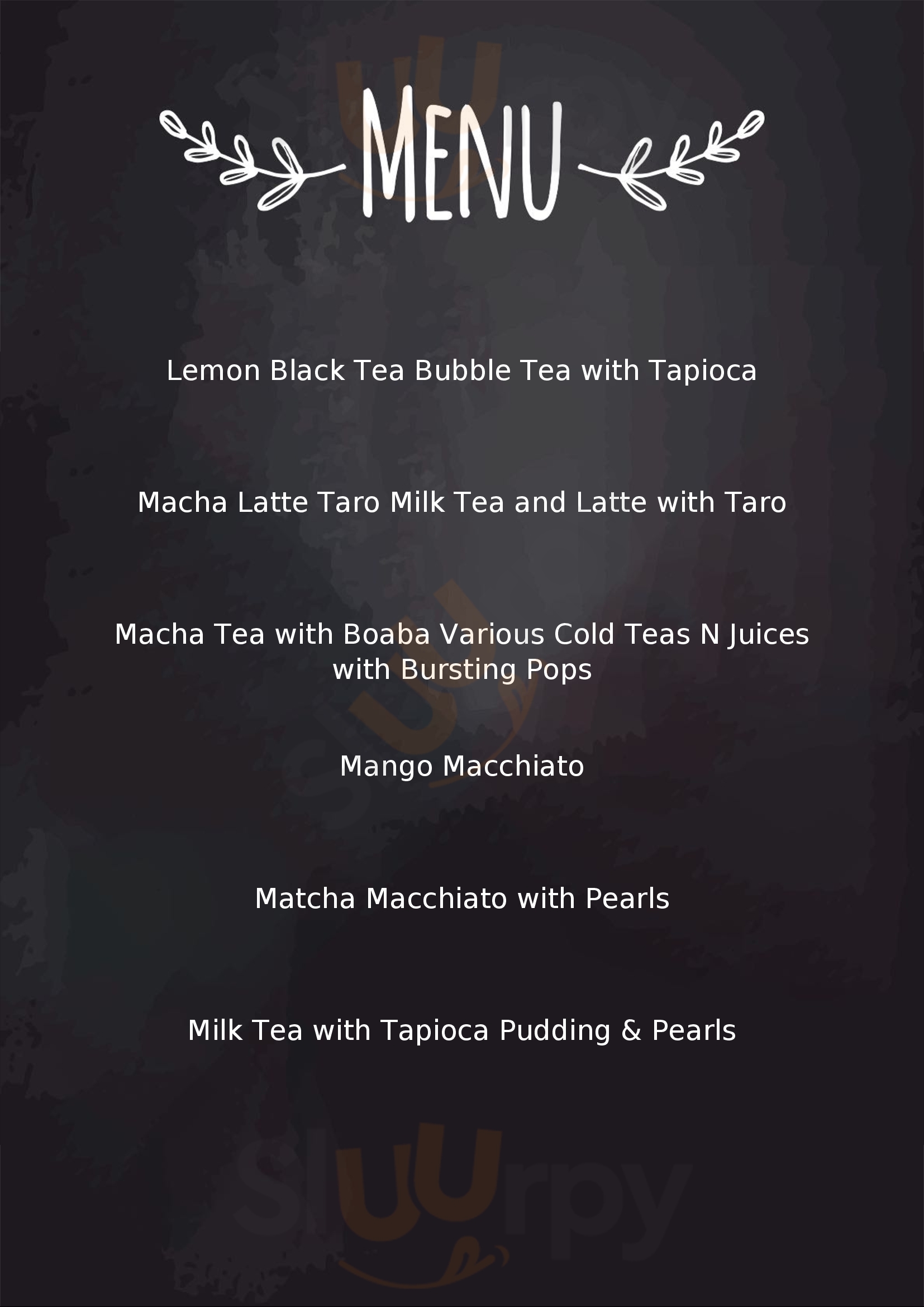 Coco Fresh Tea And Juice Johannesburg Menu - 1