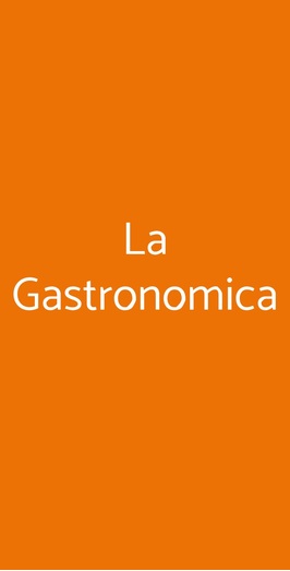 Pizzeria La Gastronomica, San Benedetto Del Tronto
