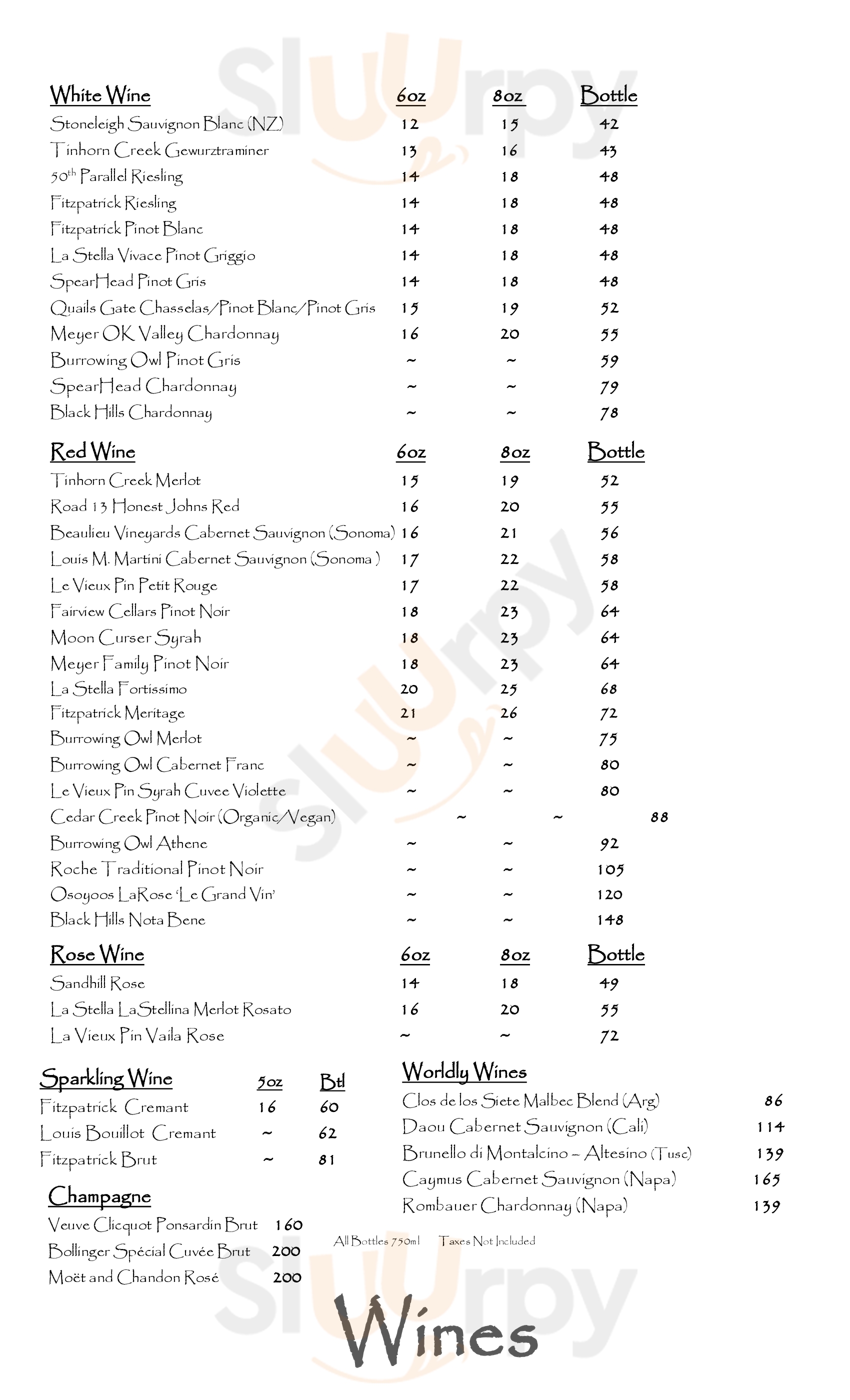 Basil & Mint, Restaurant And Bar Kelowna Menu - 1