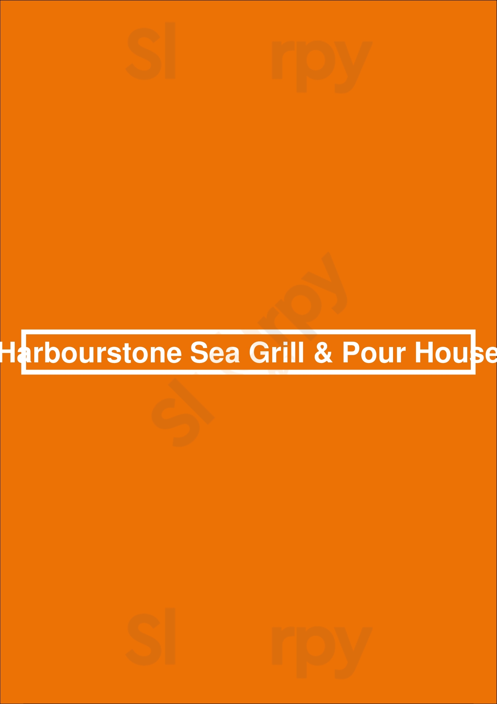 Harbourstone Pour House Halifax Menu - 1