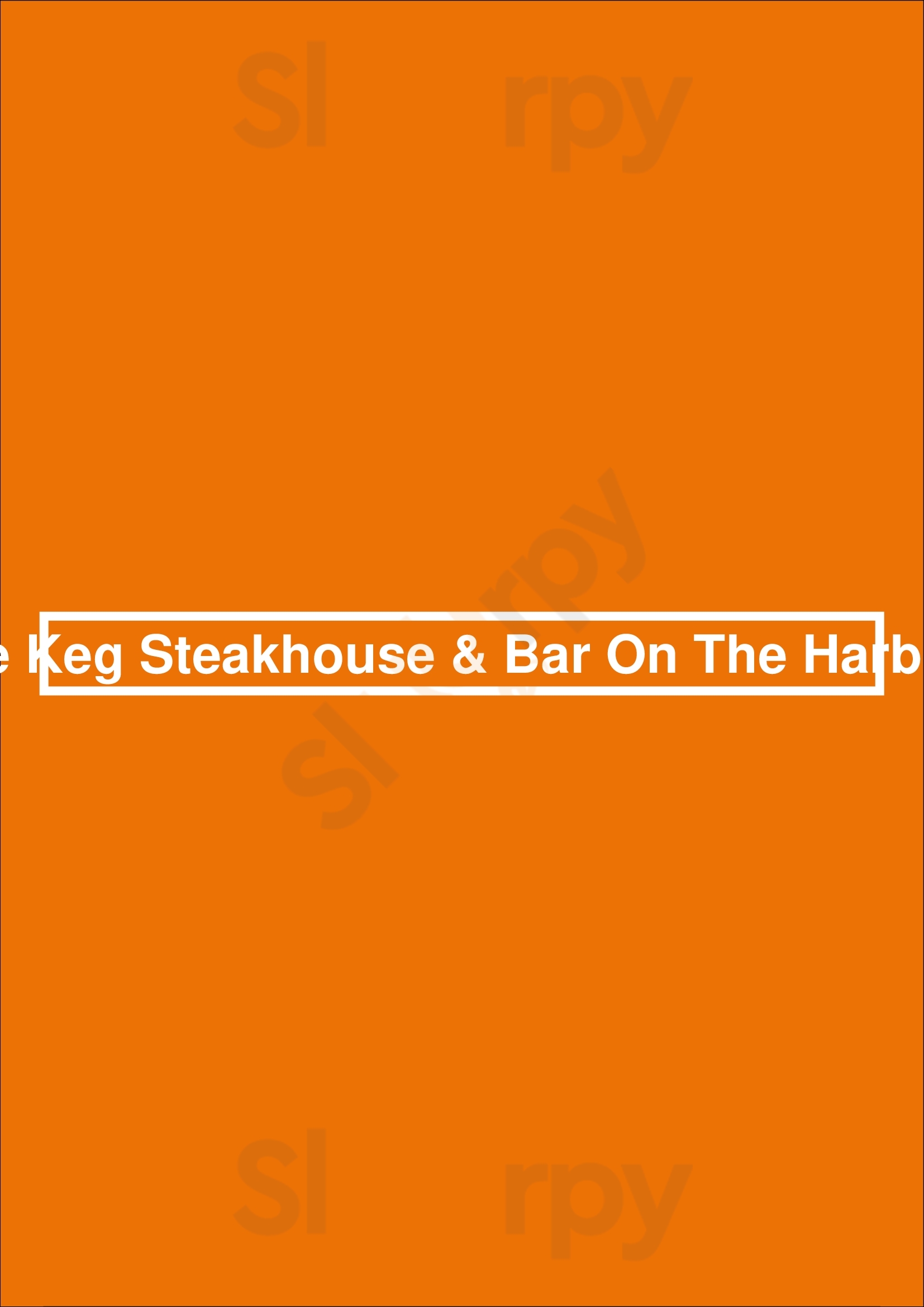The Keg Steakhouse + Bar - Fort Street Victoria Menu - 1