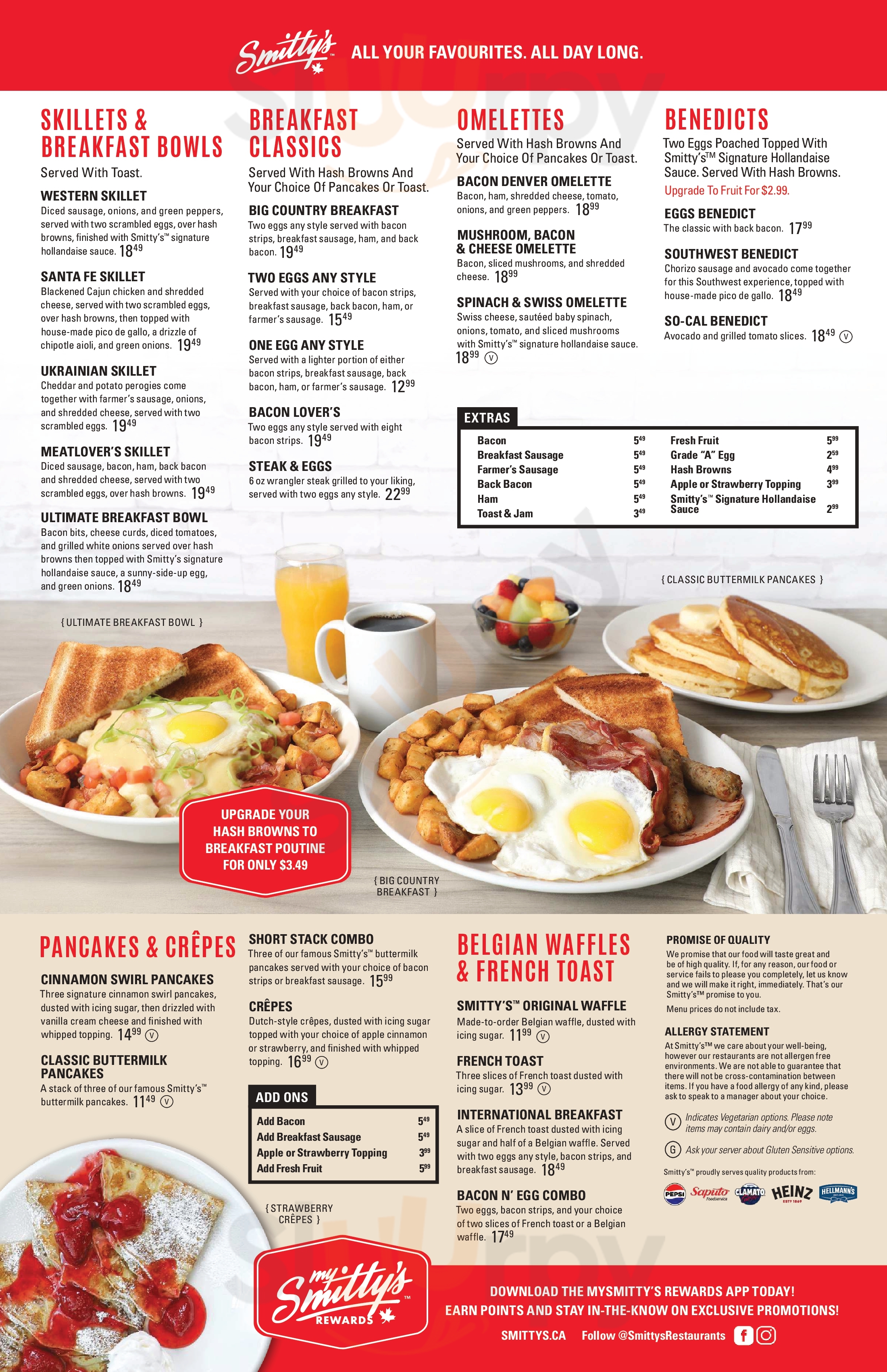 Smitty's Halifax Menu - 1