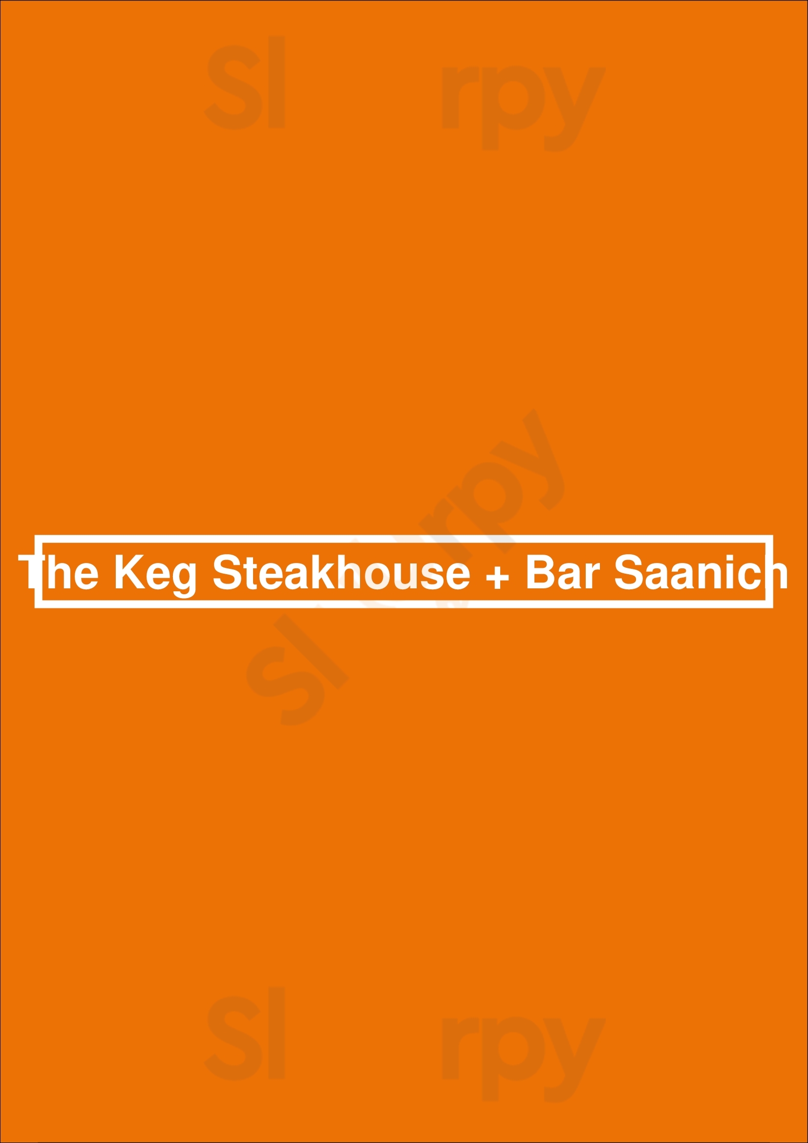 The Keg Steakhouse + Bar - Saanich Victoria Menu - 1
