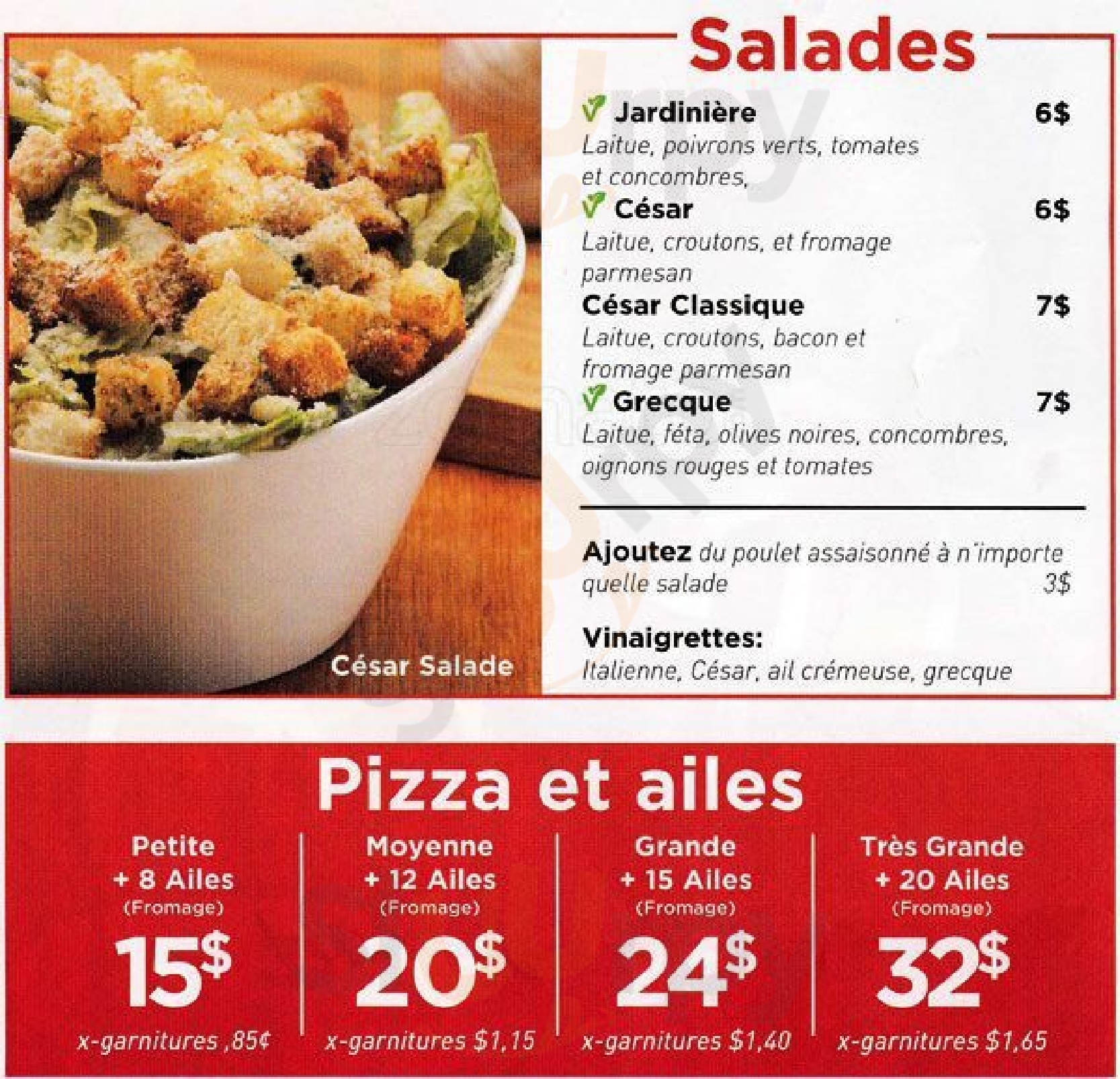 1 For 1 Pizza Gatineau Menu - 1