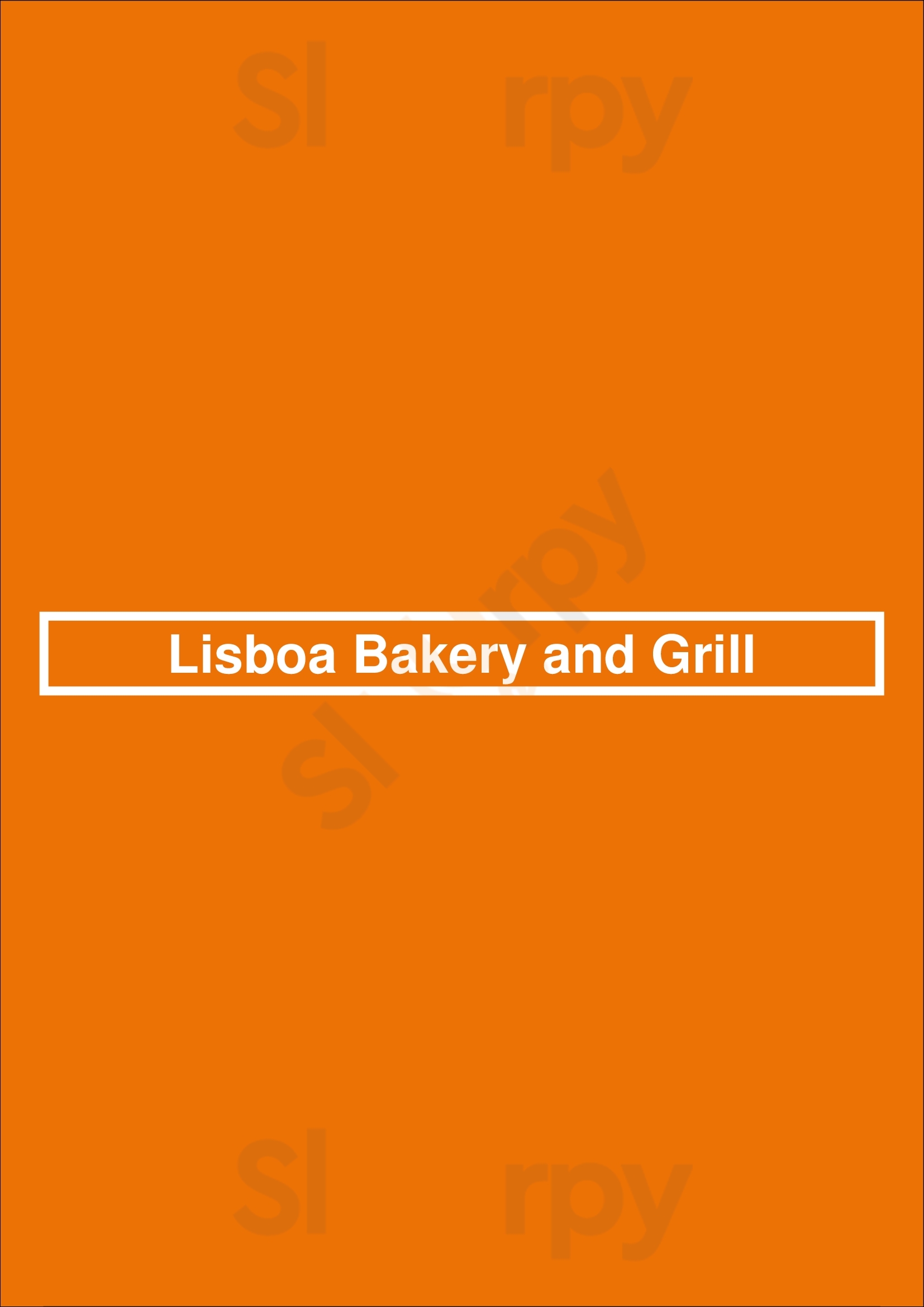 Lisboa Bakery And Grill Kitchener Menu - 1
