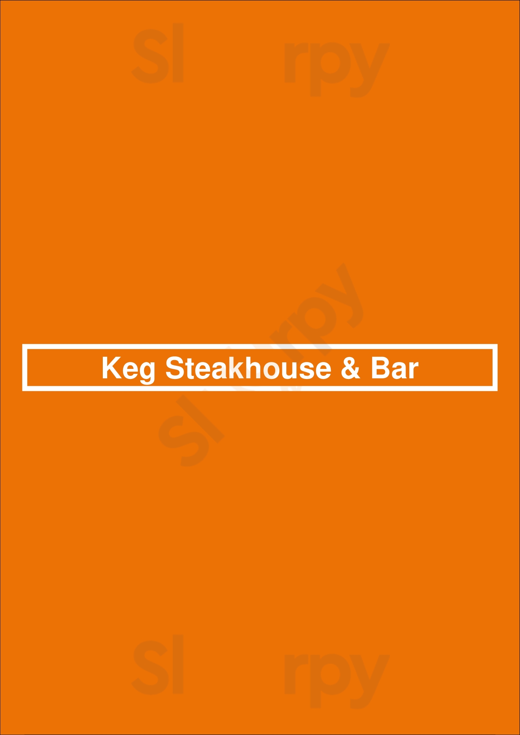 The Keg Steakhouse + Bar - Sudbury Sudbury Menu - 1