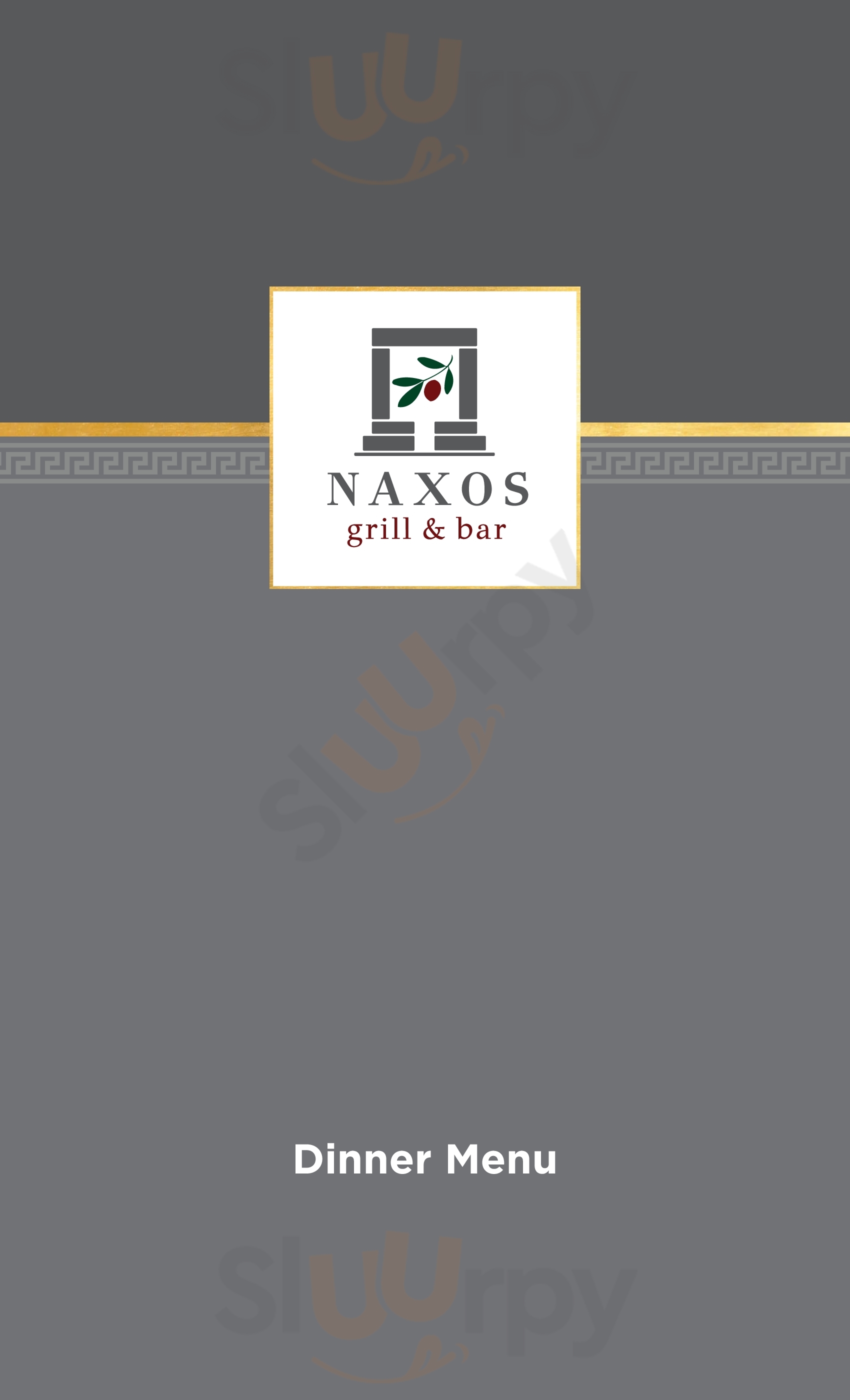 Naxos Grill & Bar Thunder Bay Menu - 1