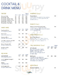 Restaurant On The Knoll menu
