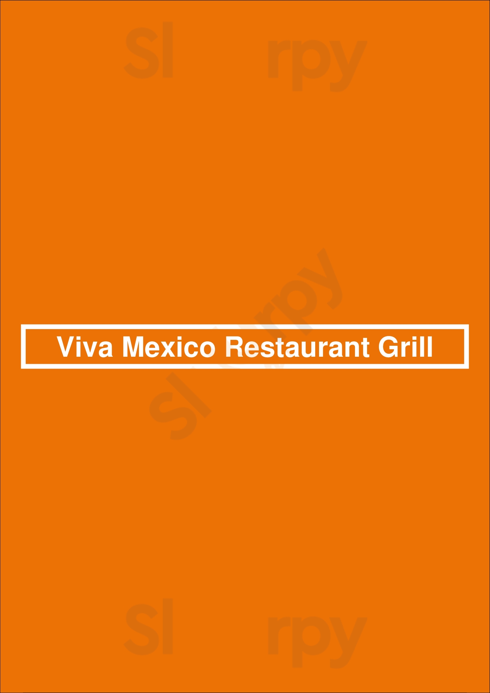 Viva Mexico Restaurant Grill Langley City Menu - 1