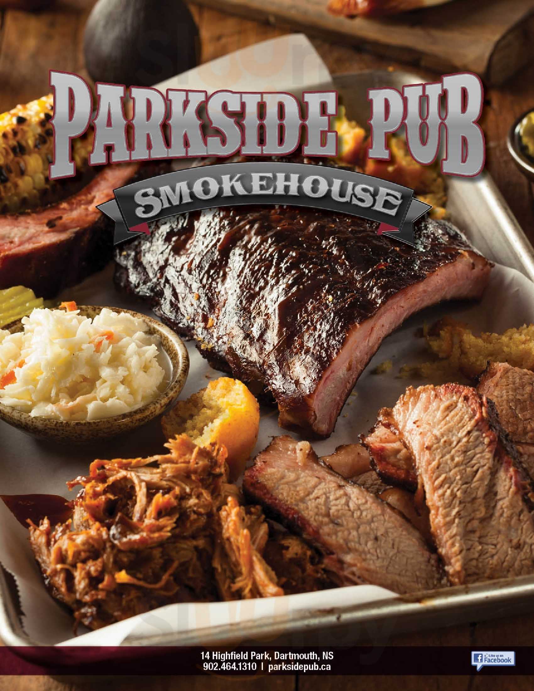 Parkside Pub And Smokehouse Dartmouth Menu - 1