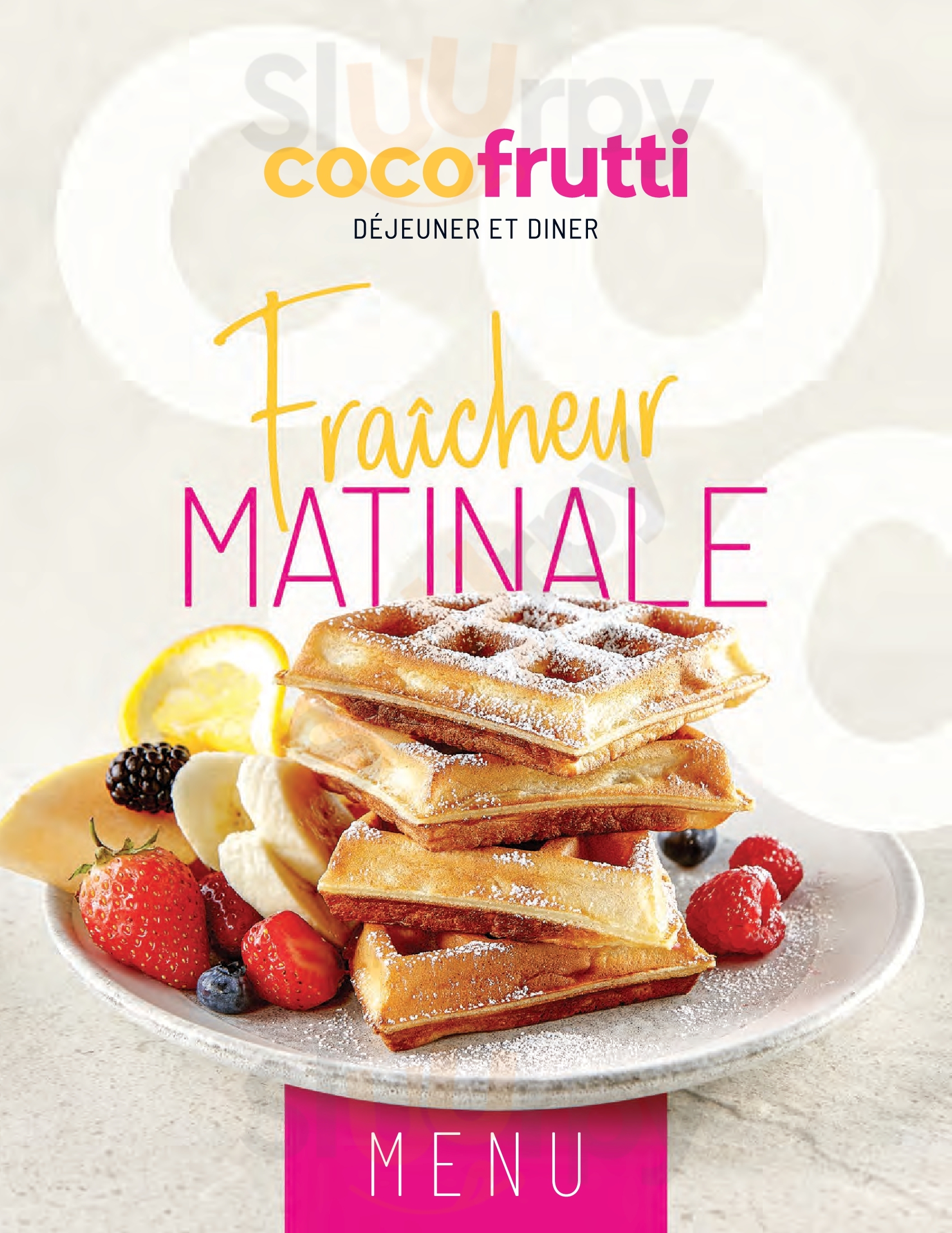 Coco Frutti Chicoutimi Menu - 1