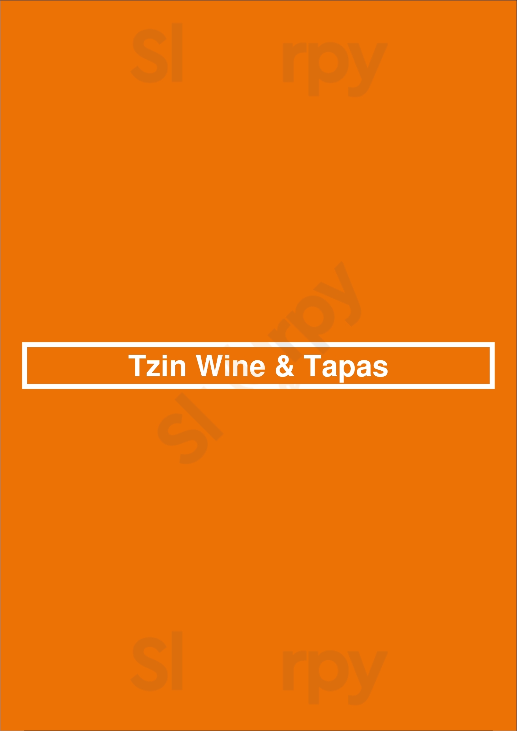 Tzin Wine & Tapas Edmonton Menu - 1