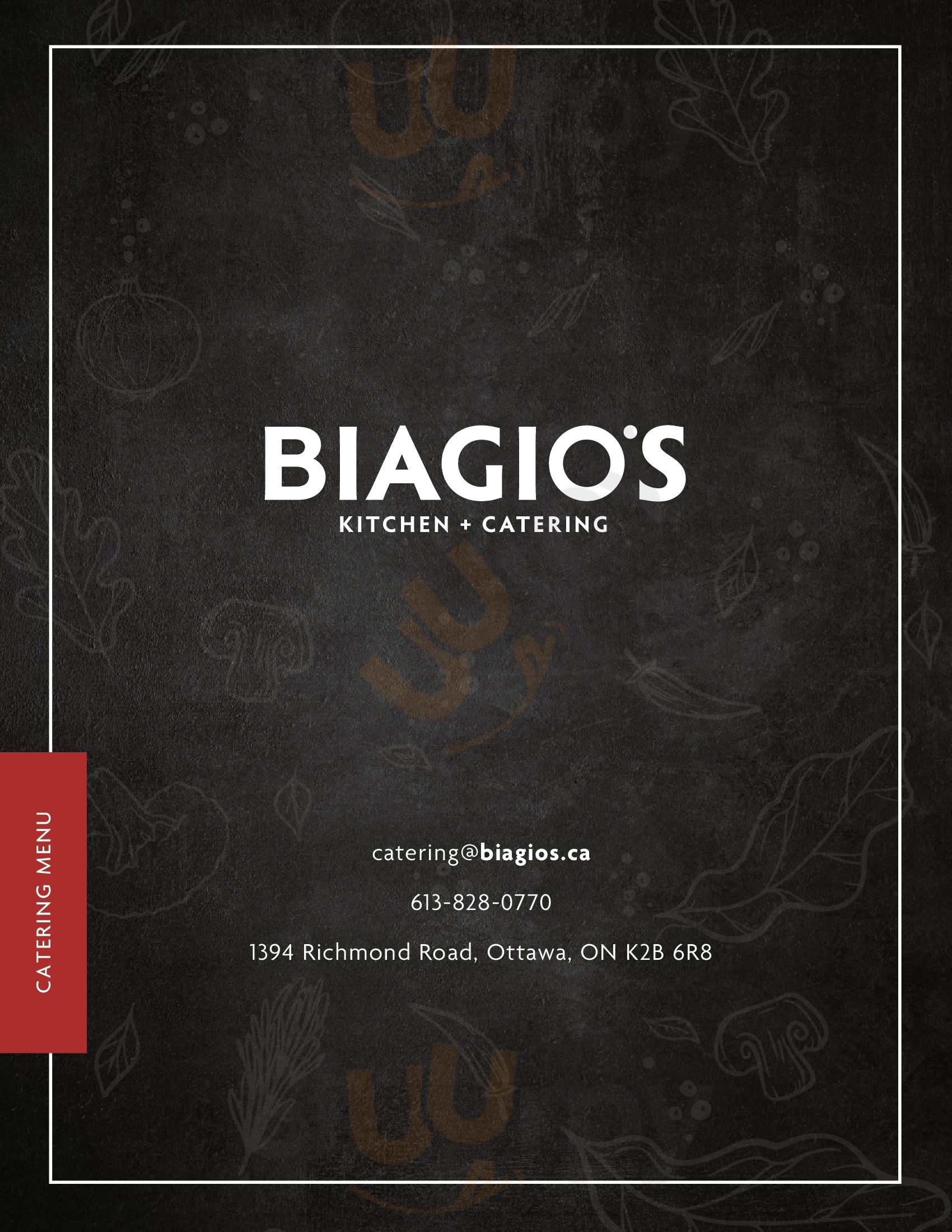 Biagio's Italian Kitchen Ottawa Menu - 1