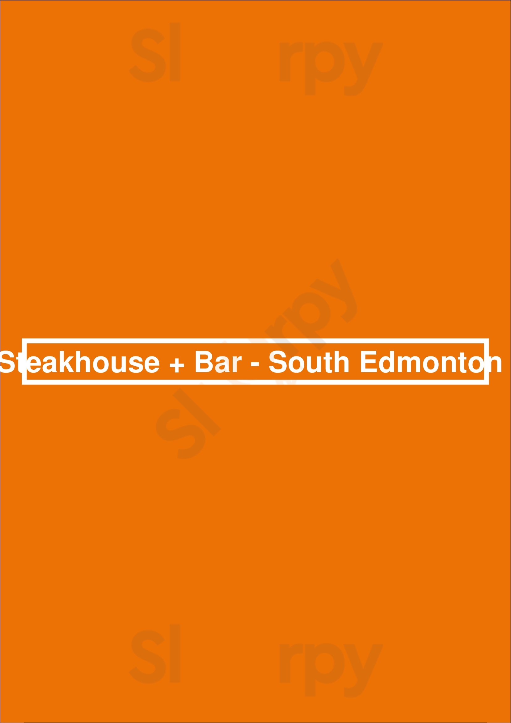 The Keg Steakhouse + Bar - South Edmonton Common Edmonton Menu - 1