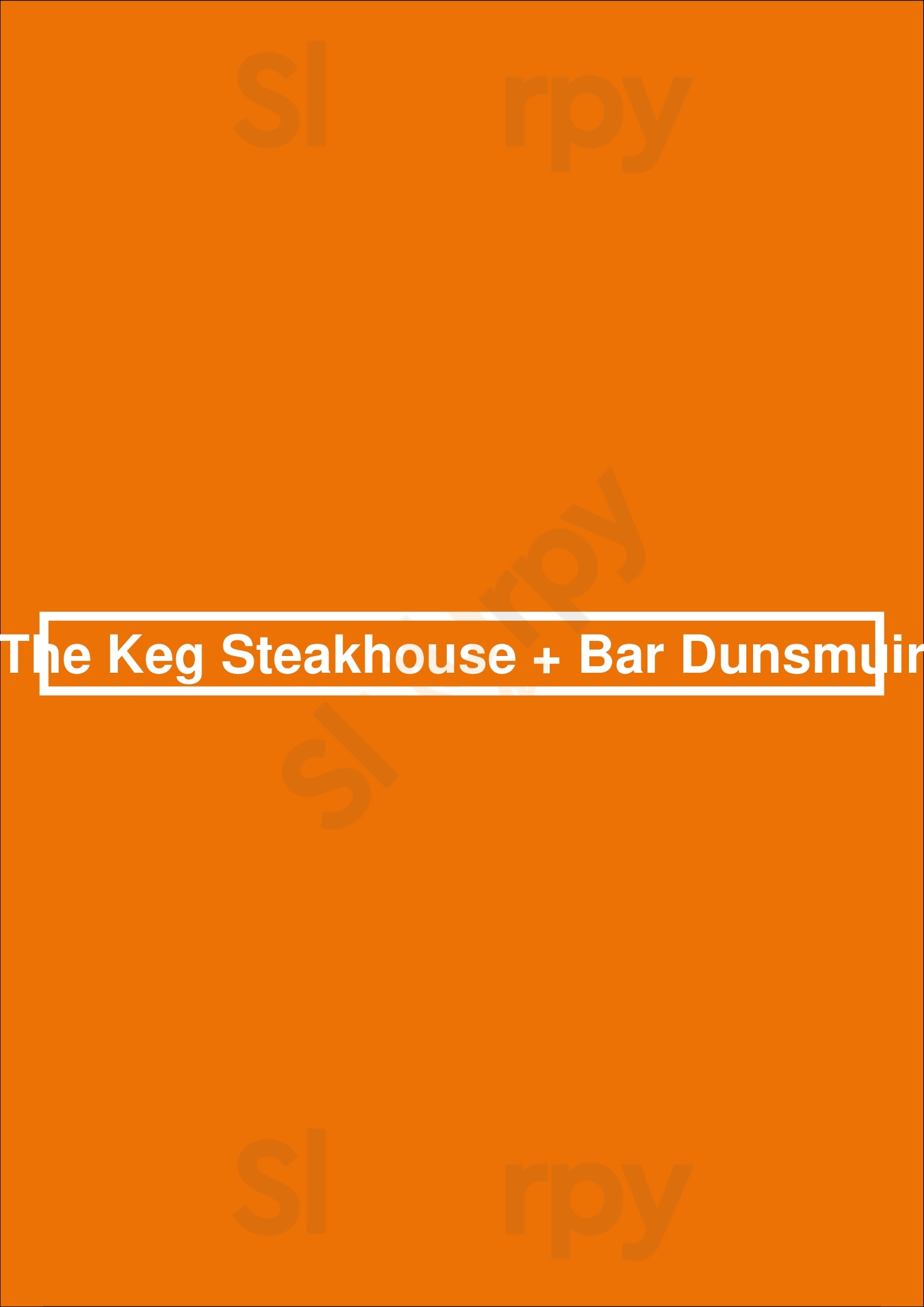 The Keg Steakhouse + Bar - Dunsmuir Vancouver Menu - 1