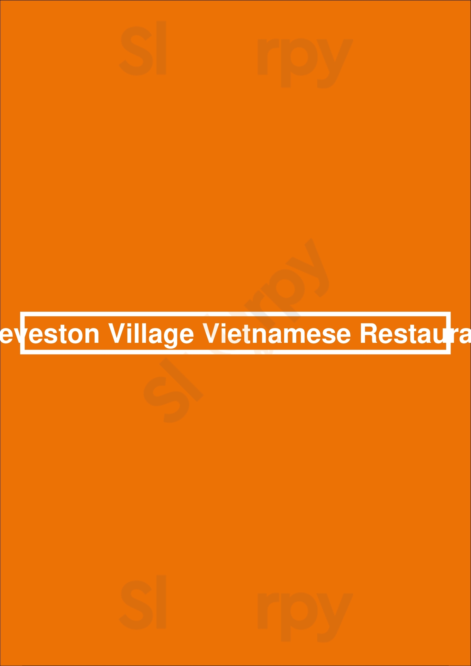 Steveston Village Vietnamese Restaurant Richmond Menu - 1