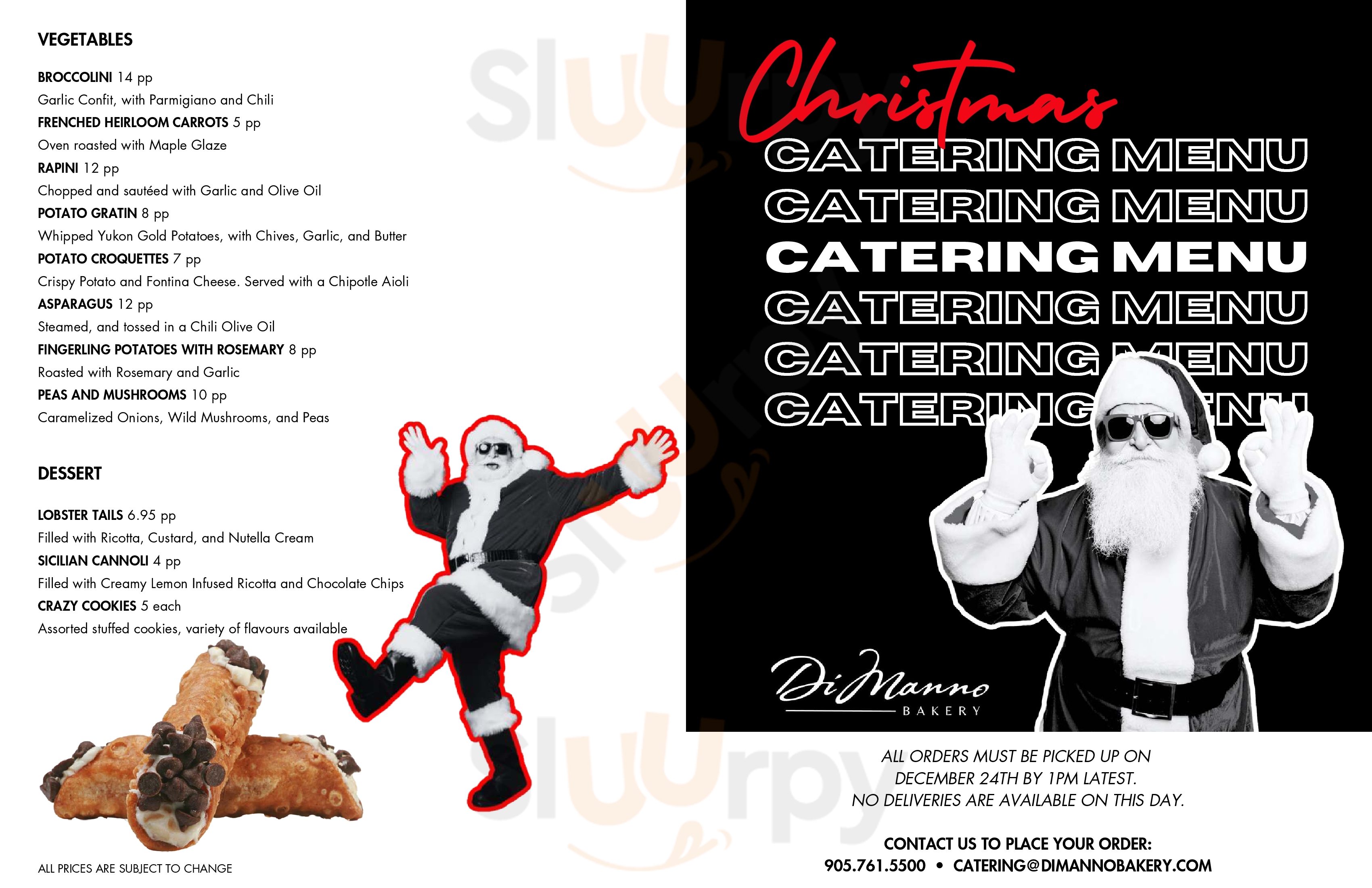 Di Manno Vaughan Menu - 1