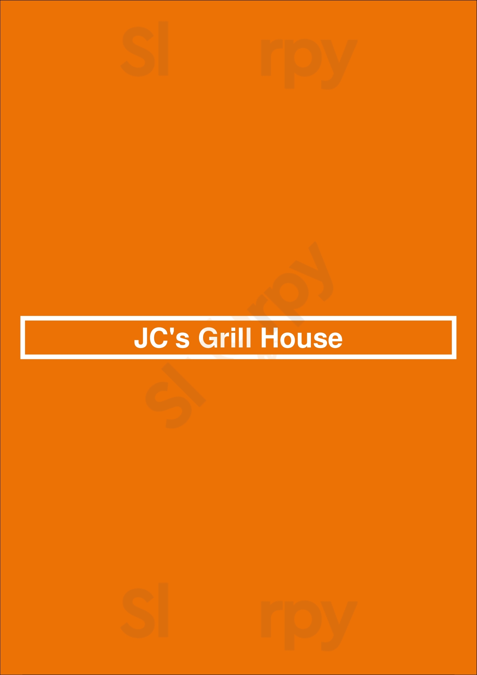 Jc's Grill House Mississauga Menu - 1