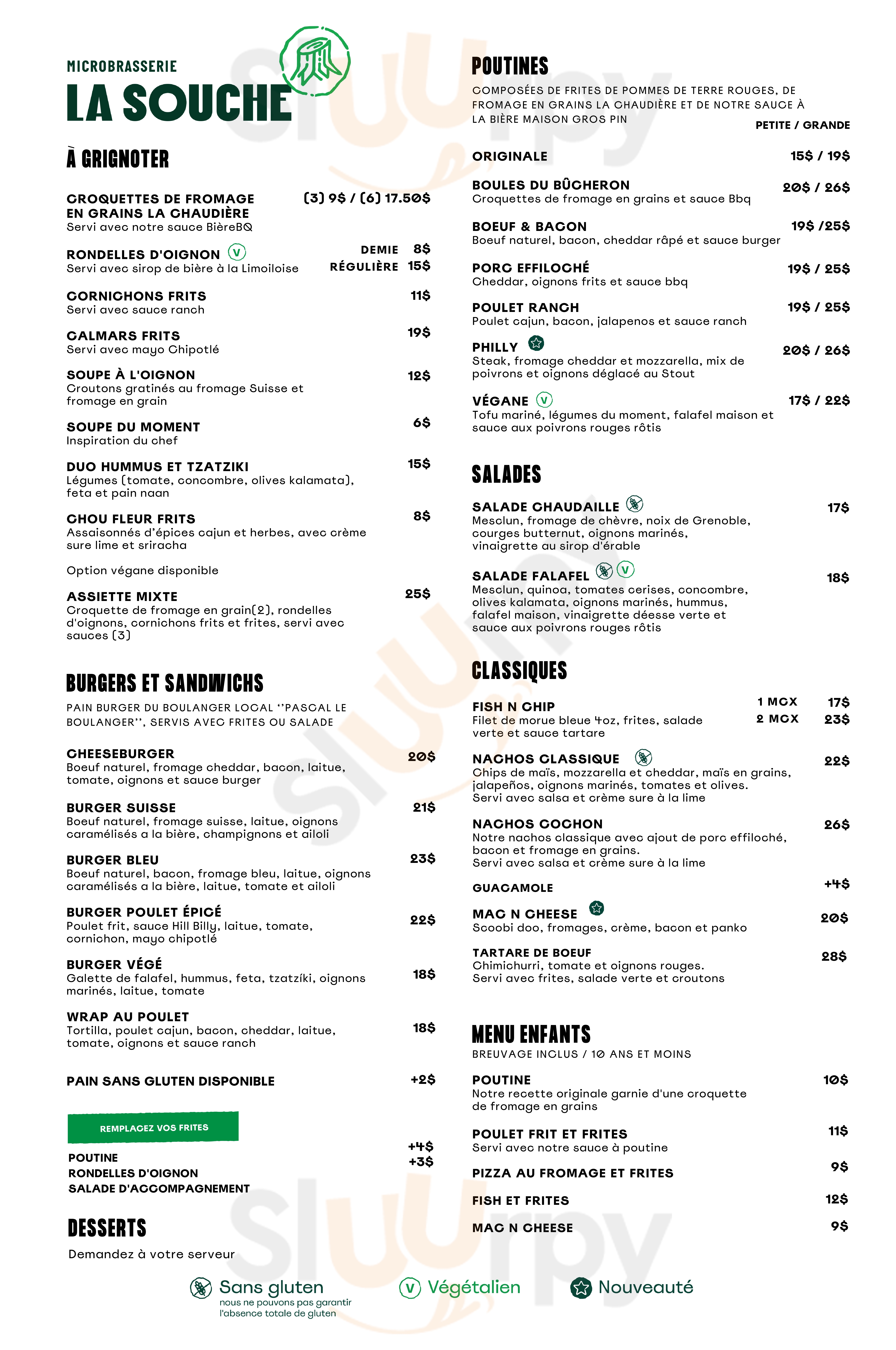 Main Menu - Brasserie Artisanale La Souche