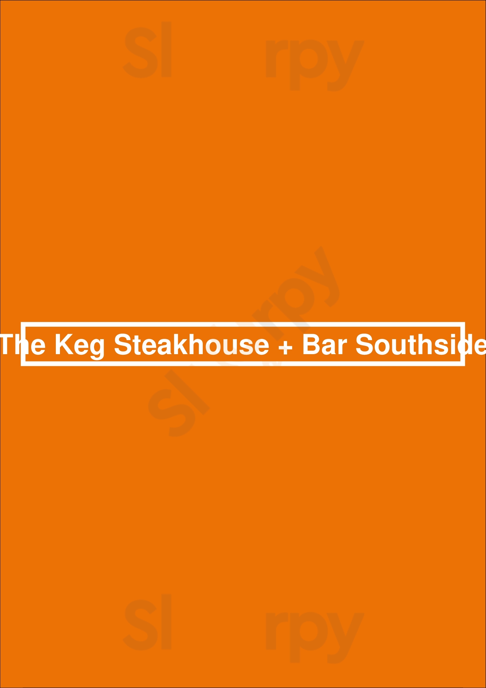 The Keg Steakhouse + Bar - Southside Winnipeg Menu - 1