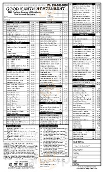 Good Earth Chop Suey House