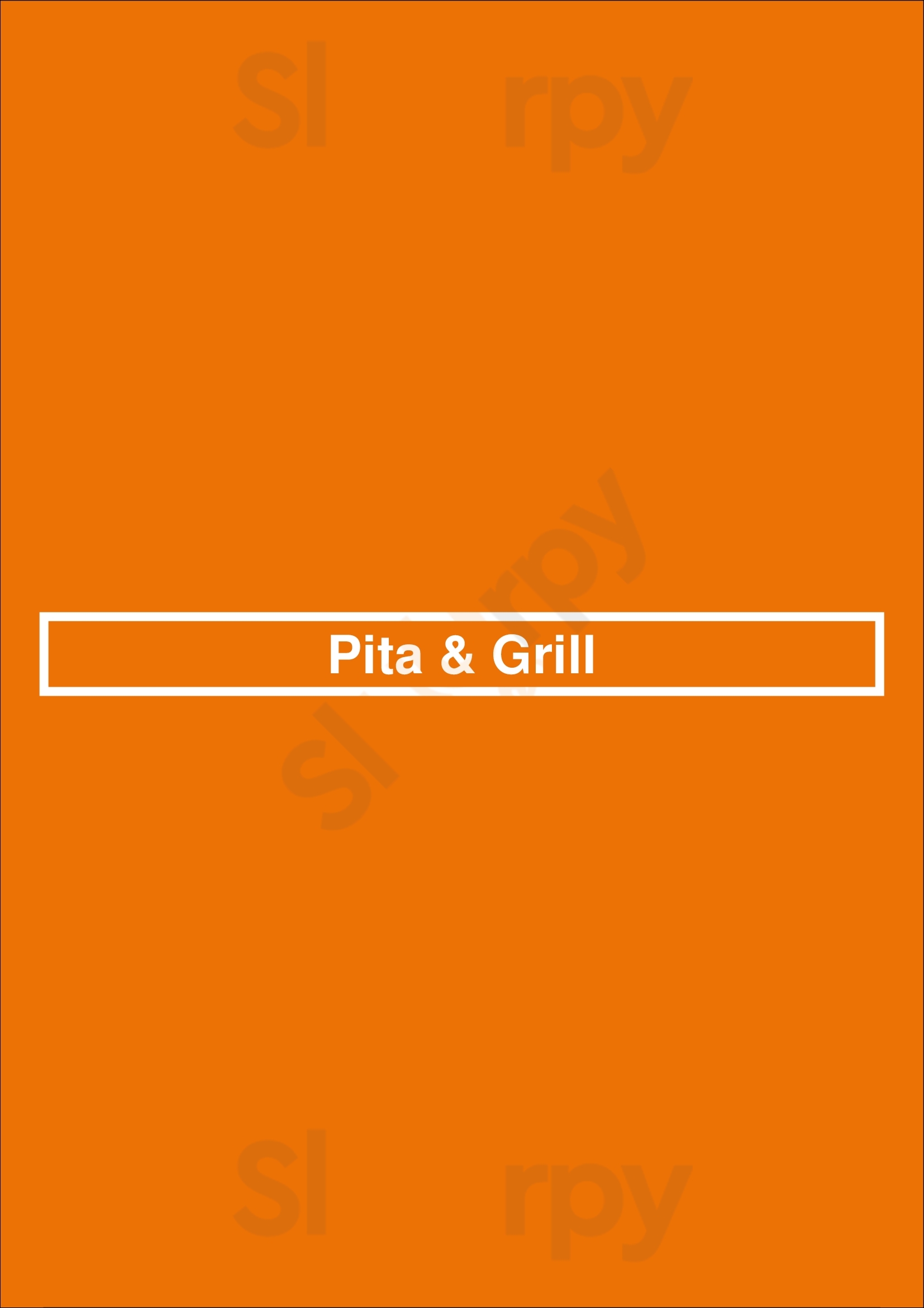 Pita & Grill Mississauga Menu - 1