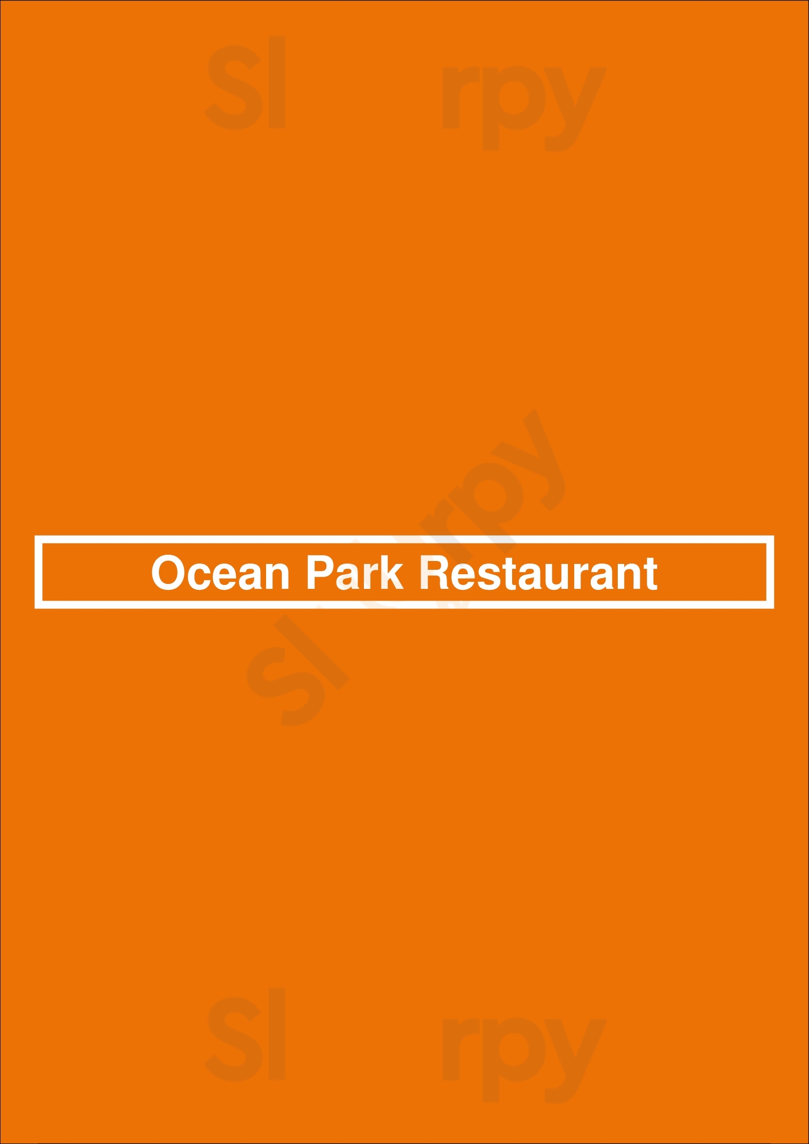 Ocean Park Pizza Surrey Menu - 1