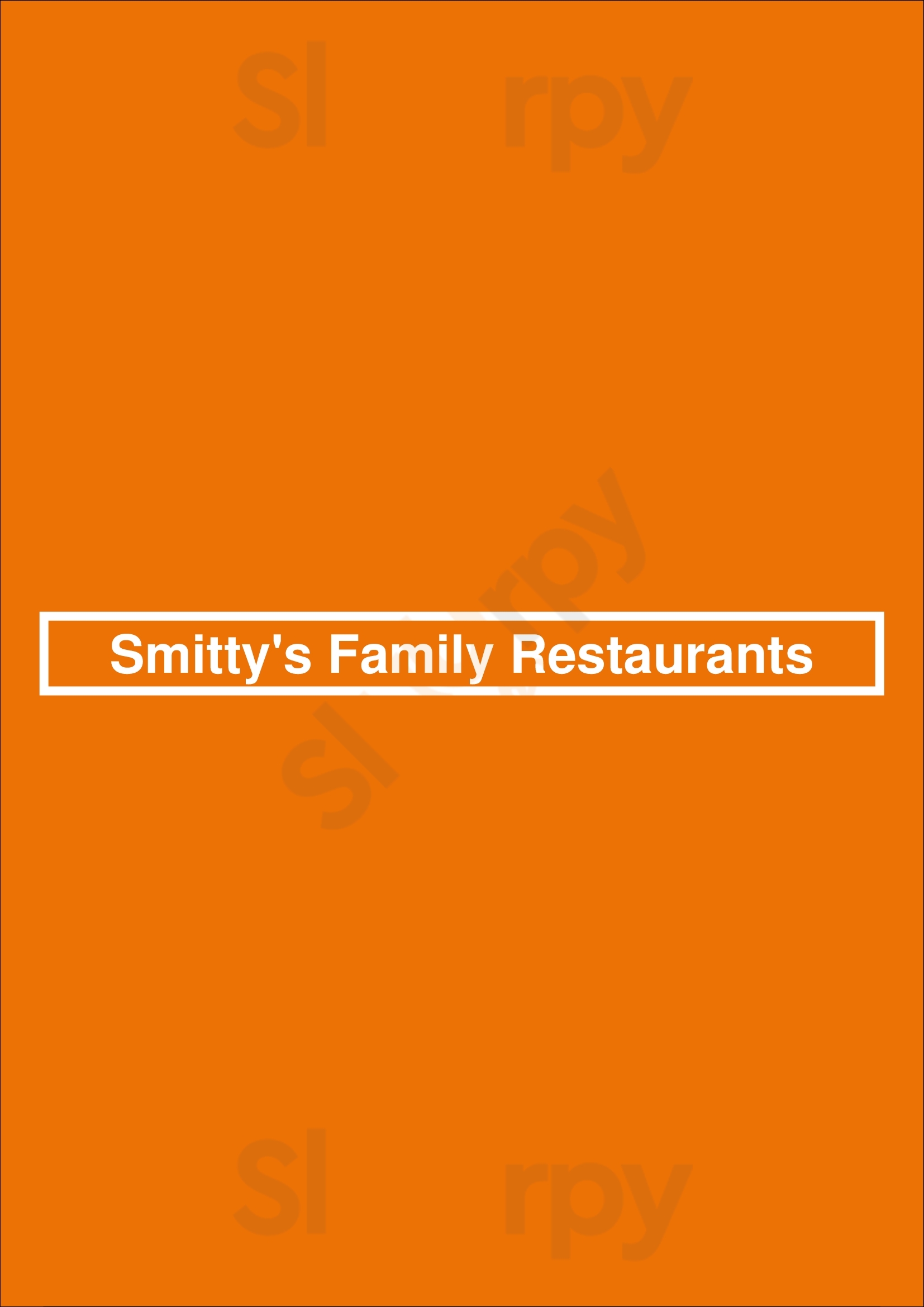 Smitty's Family Restaurants Edmonton Menu - 1
