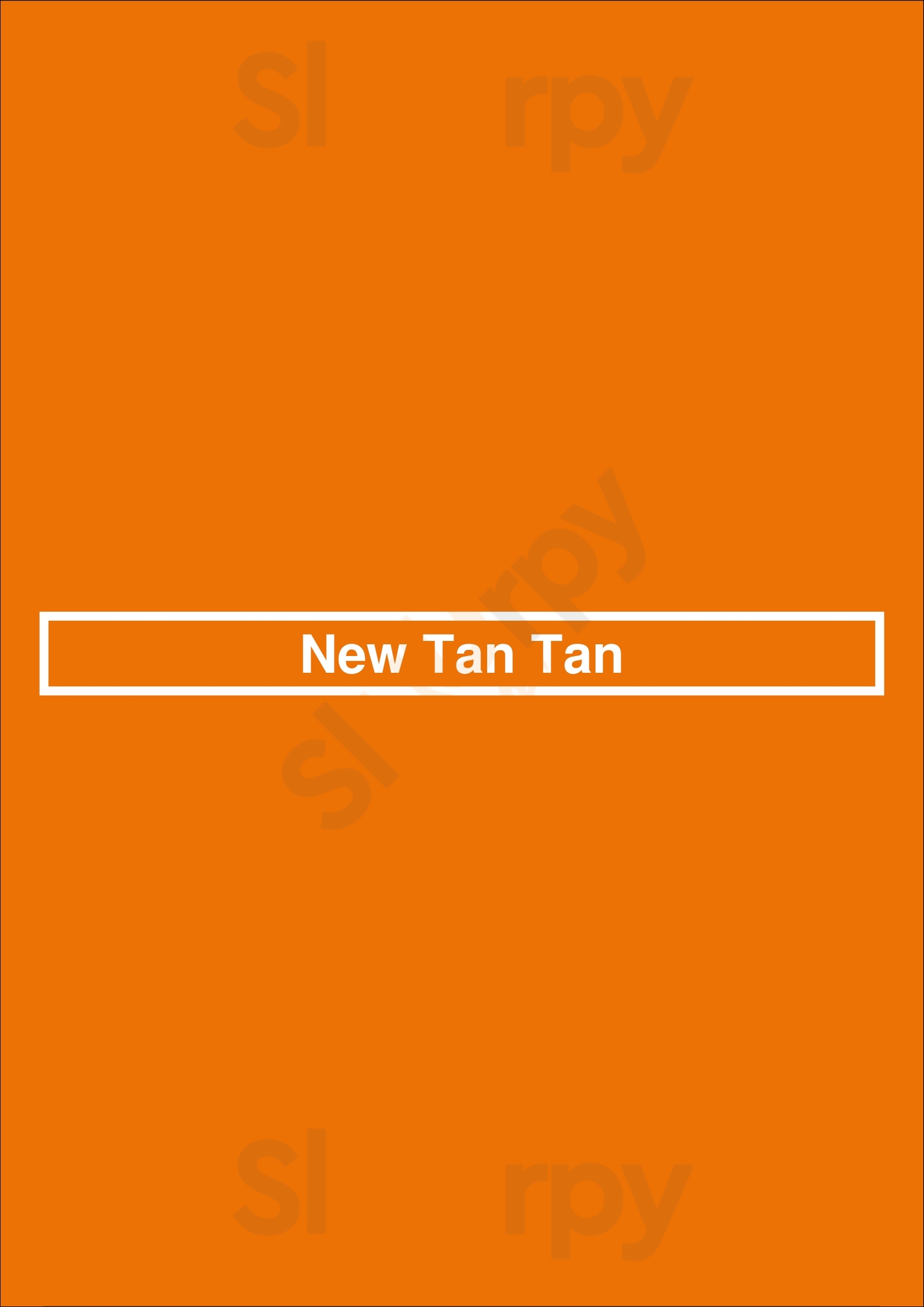 New Tan Tan Edmonton Menu - 1