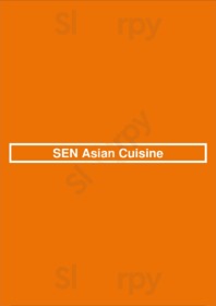 Sen Asian Cuisine menu